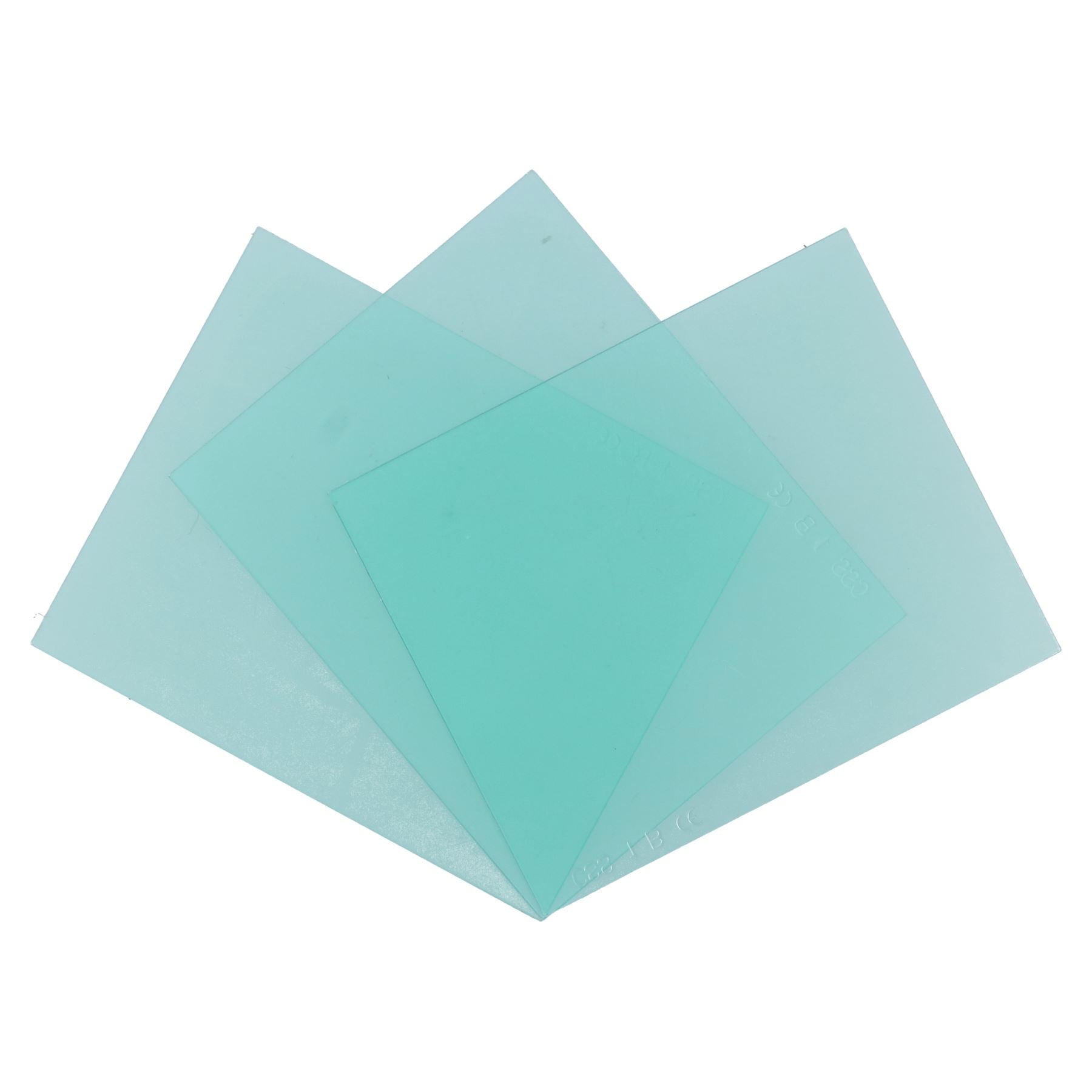 Lot de 3 verres de protection transparents de rechange pour masque de soudage 110 mm x 90 mm