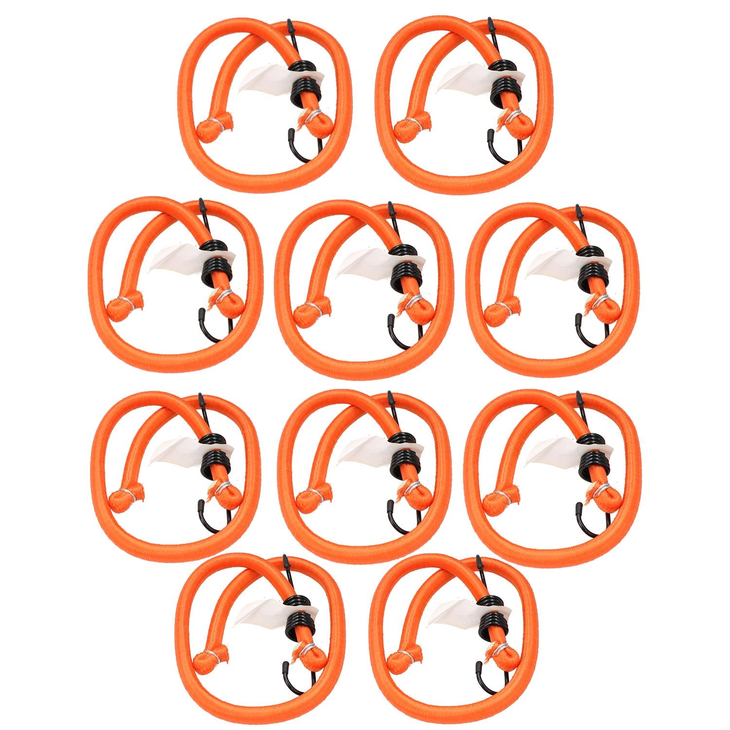 Sangle de fixation robuste en corde élastique de 75 cm / 29,5 po avec crochets