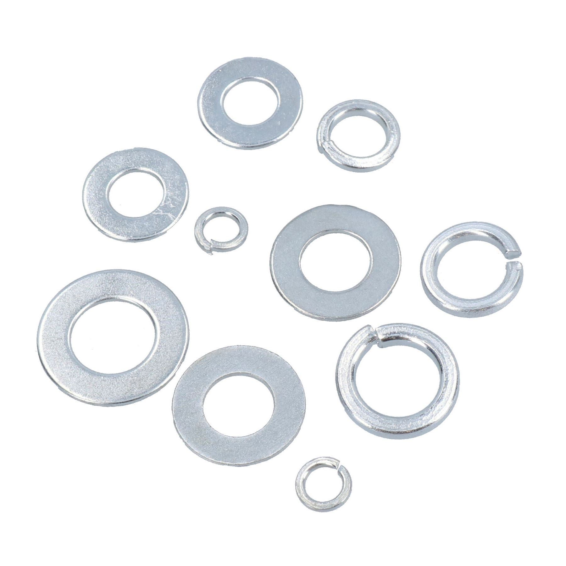Assortiment de rondelles plates et à ressort, métriques et impériales, kit de 790 pièces