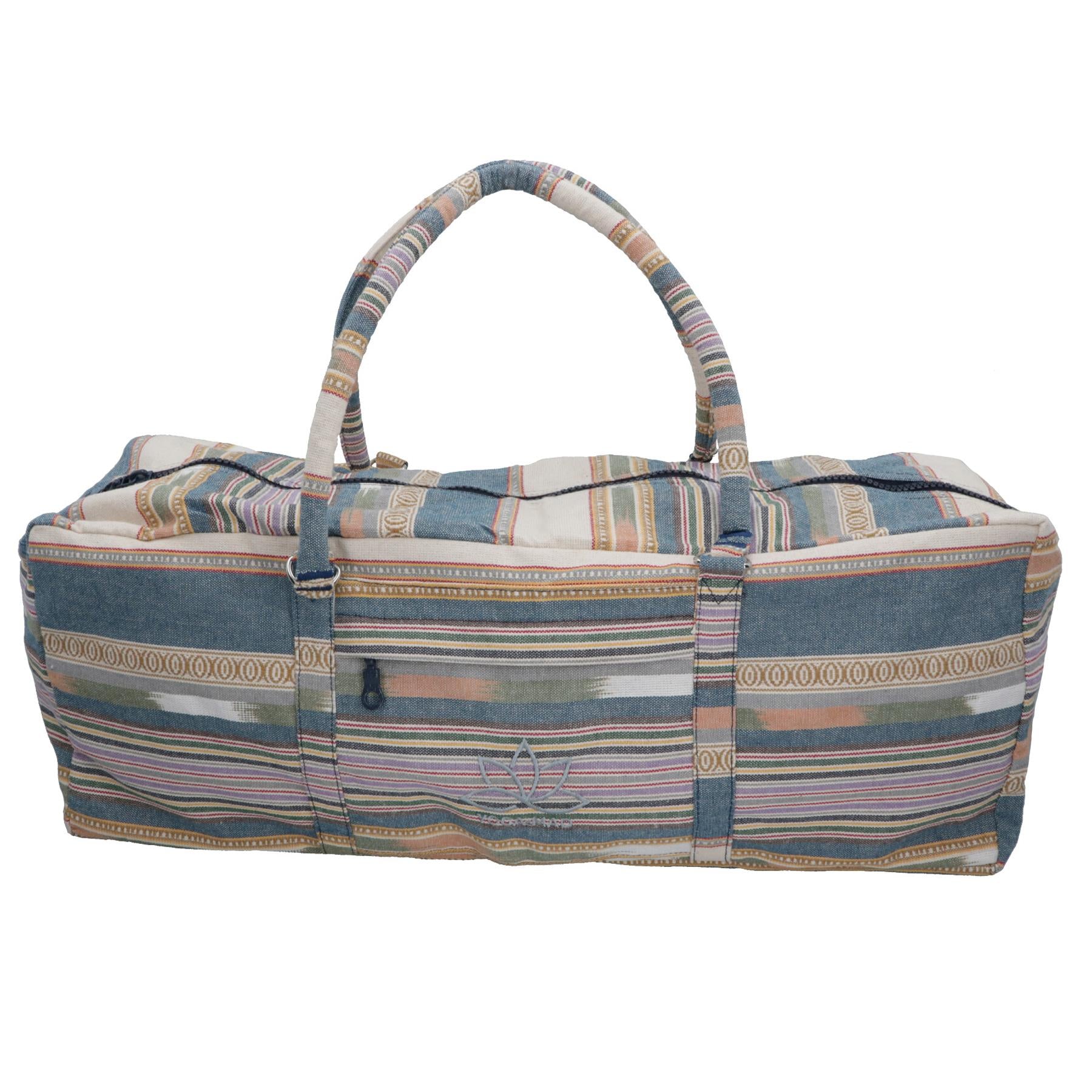 Yoga Pilates Kit Duffle Bag Travel Mat Carrier Blue or Pink Studio Gym Fitness