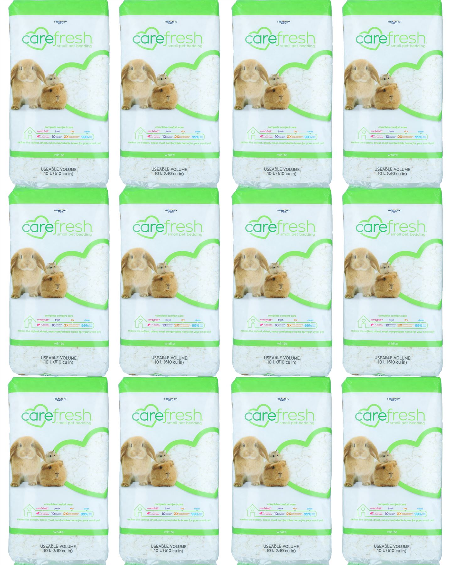 Litière pour petits animaux de compagnie de qualité Ultra White10L 99 % sans poussière