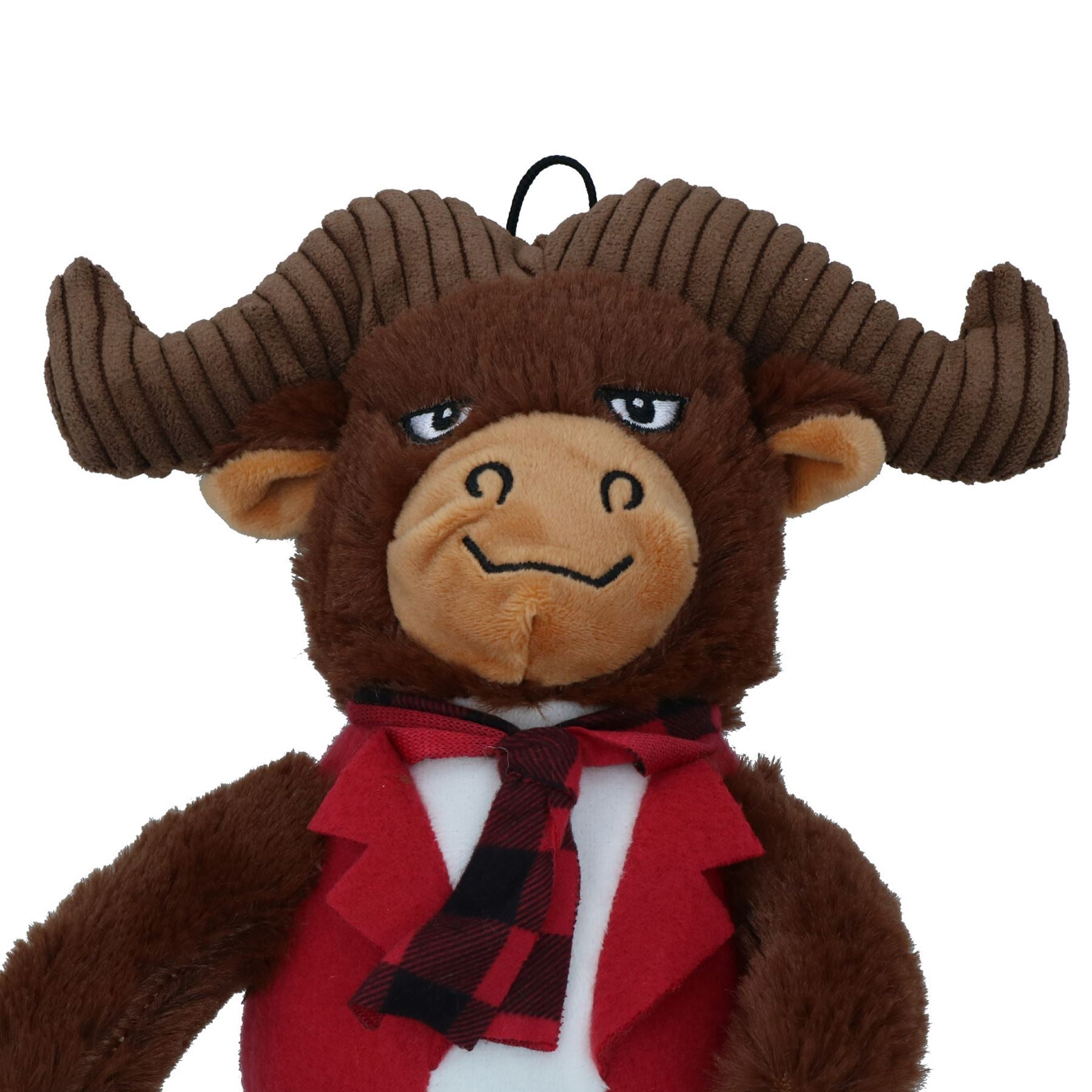 Plüsch Dandy Dudes Buffalo Hund Welpe Spielzeit Stofftier mit Quietscher