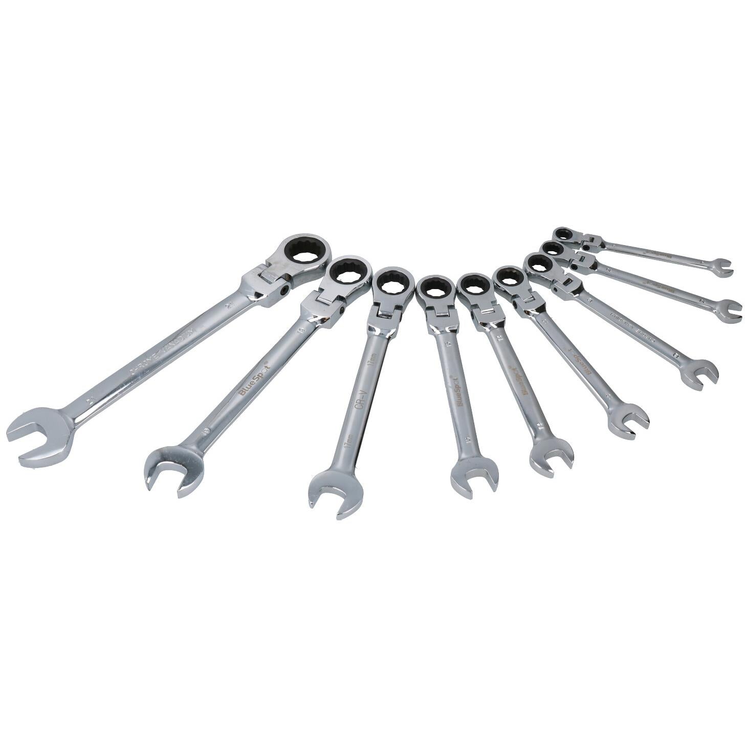 Clé mixte à cliquet à tête flexible métrique MM 8 mm – 21 mm