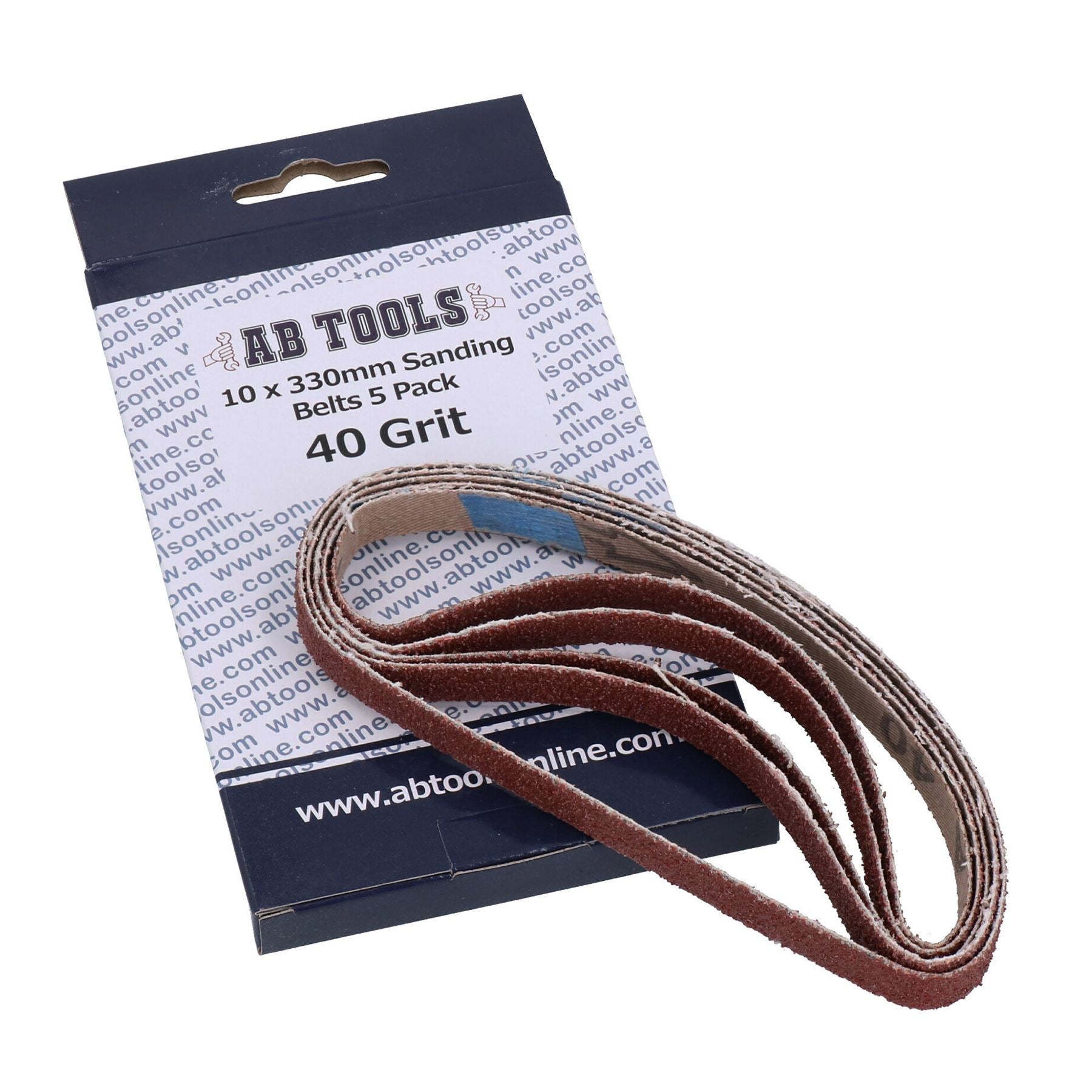 Ponceuse à main à courroie 330 mm x 10 mm Bandes abrasives