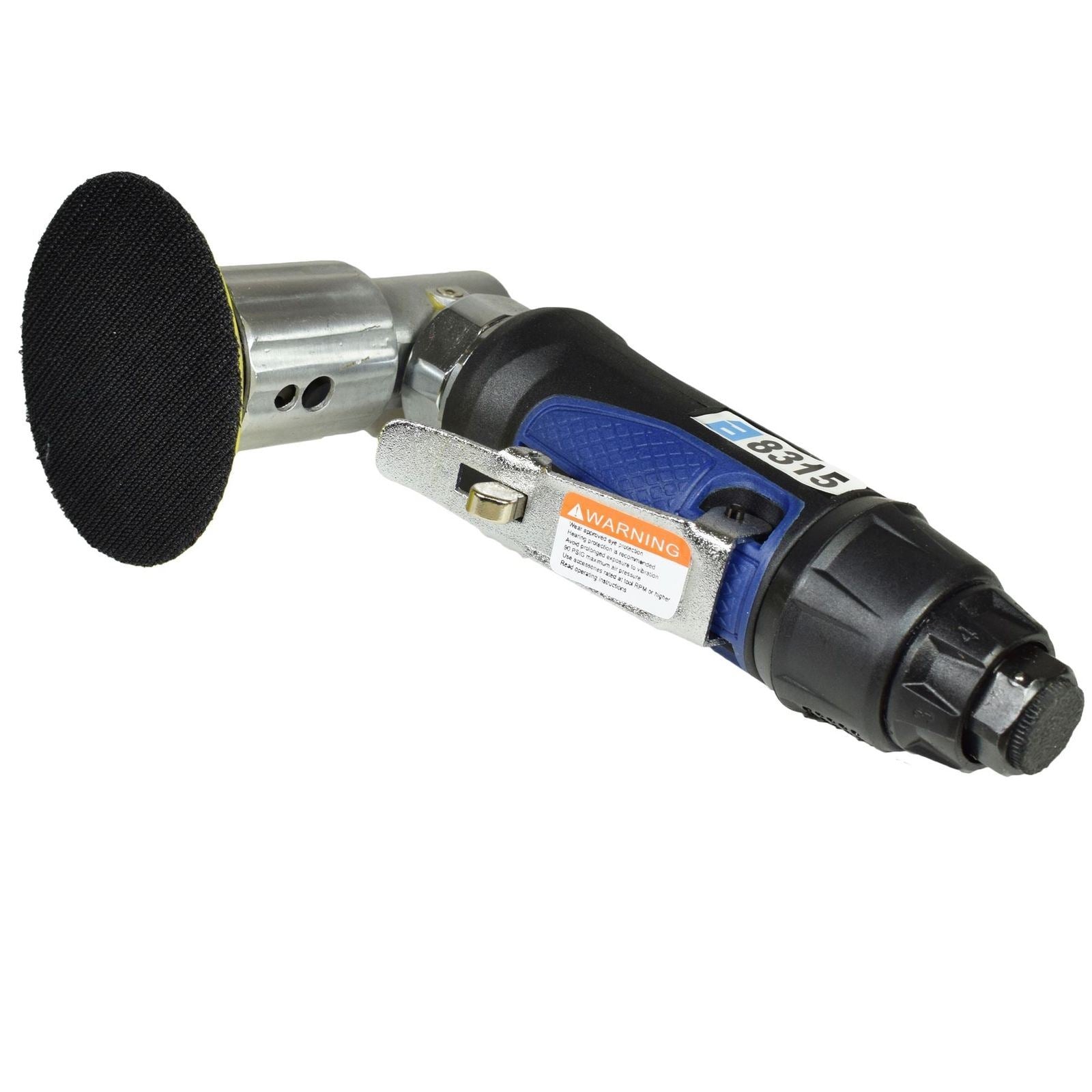 Ponceuse d'angle pneumatique 3" 75 mm, meuleuse, polisseuse, ponçage et pack de 100 disques mixtes