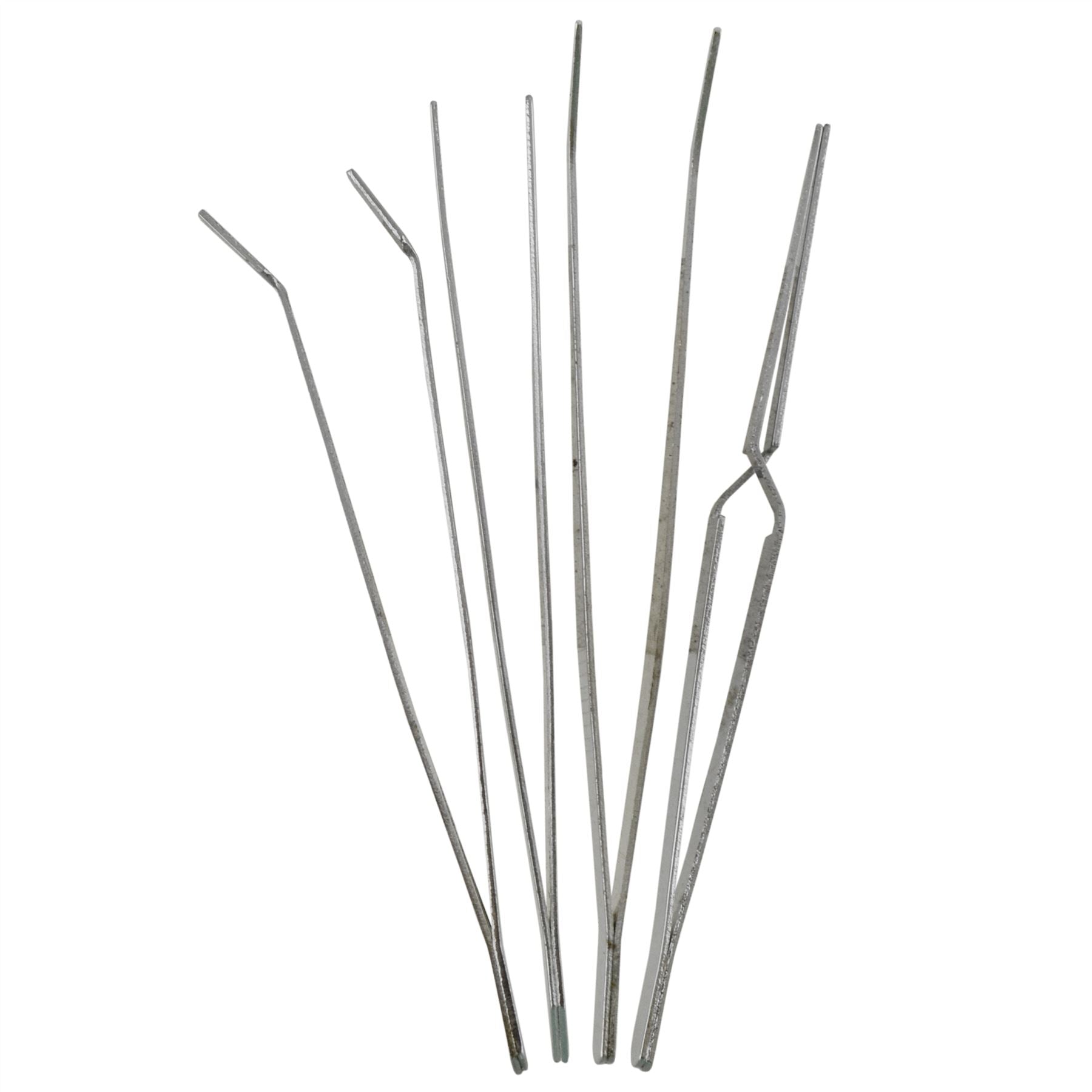 4-teiliges Pinzetten-Set, selbstsichernd, für Handwerk/Hobby, Modellbau, Stempelstahl, TE818