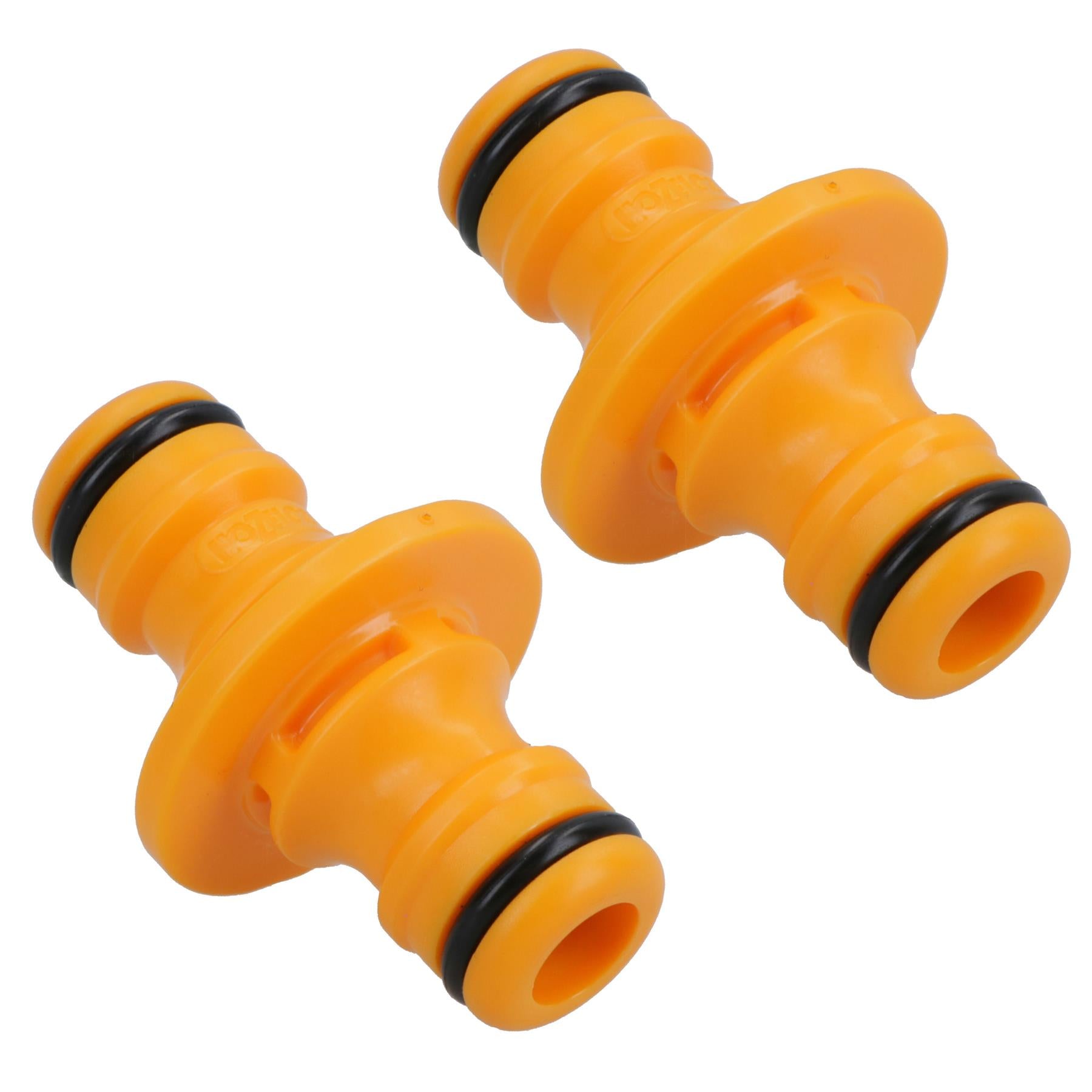 2 Way Double Male Hose Pipe Water Connector Quick Release Repair Joiner