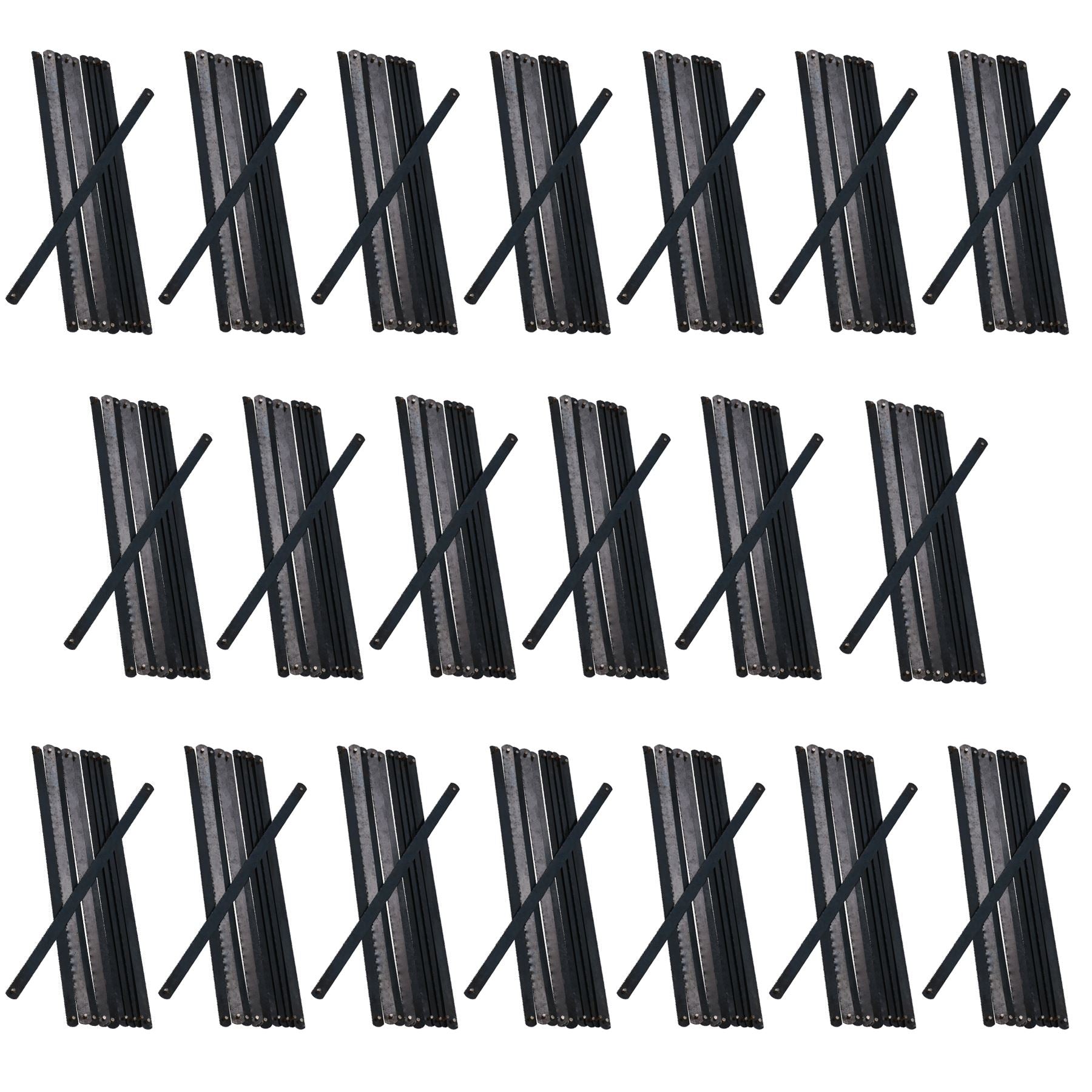 Junior-Bügelsägeblätter, 6 Zoll/150 mm Länge, zum Metallschneiden, 24 TPI