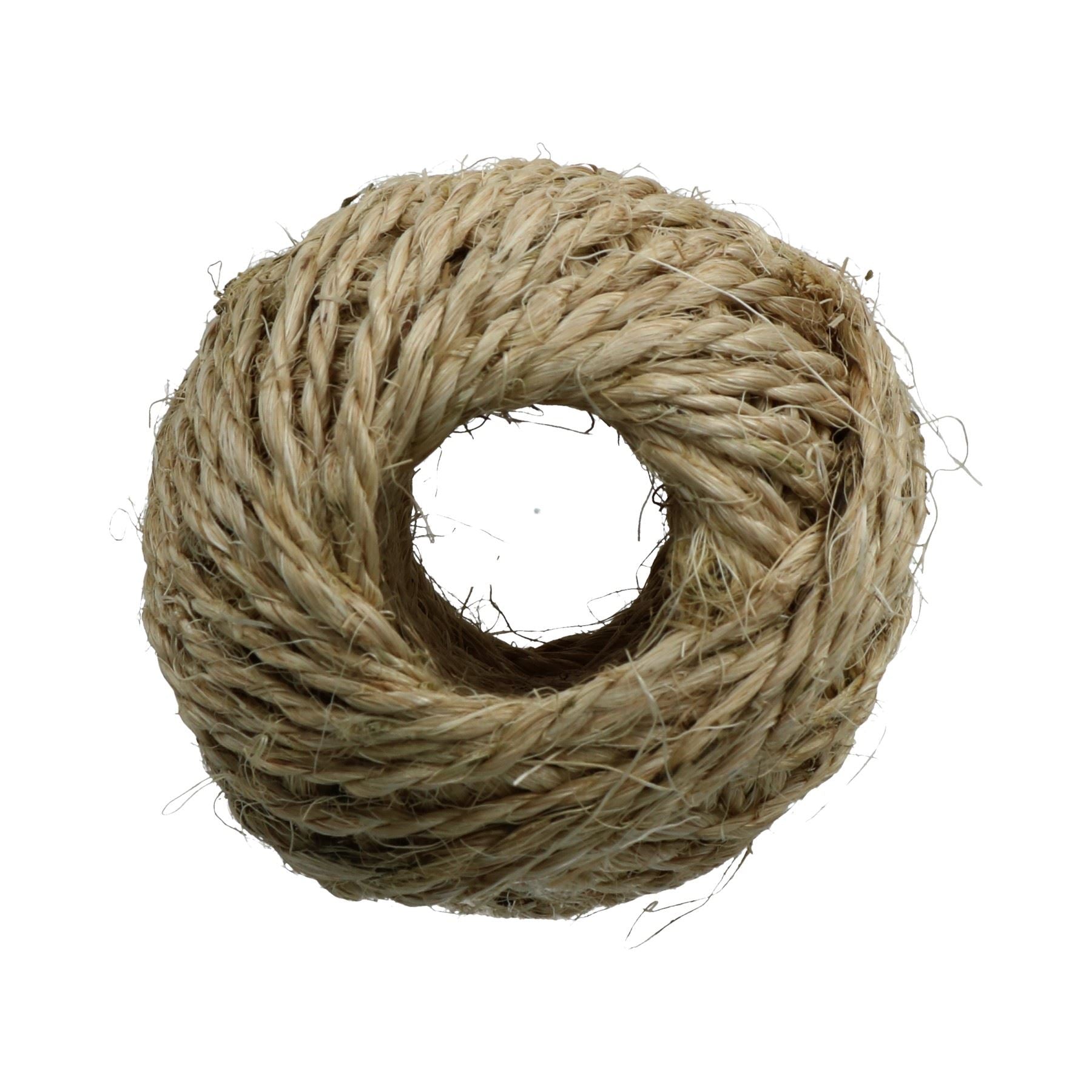 Sisalschnur, Jute-Ballen, 2,5 mm, für Hobby-Bastelarbeiten und Gartenarbeiten, 400 m