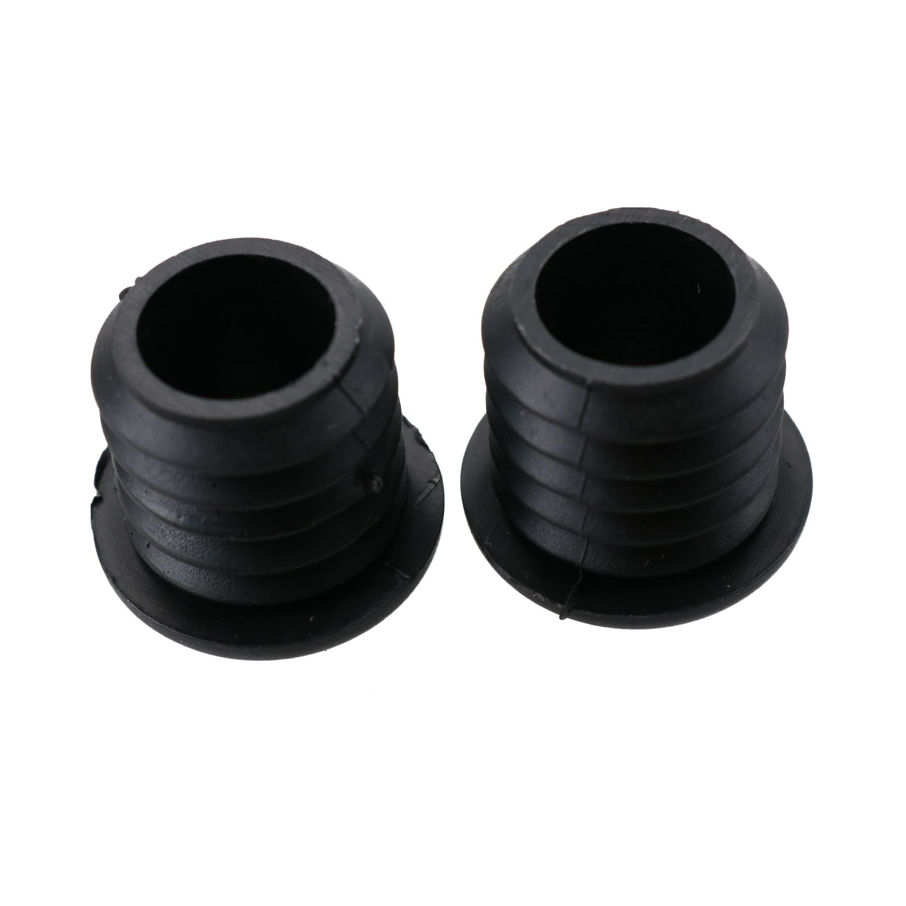 Bouchon d'extrémité en plastique pour tube de guidon noir 19 mm