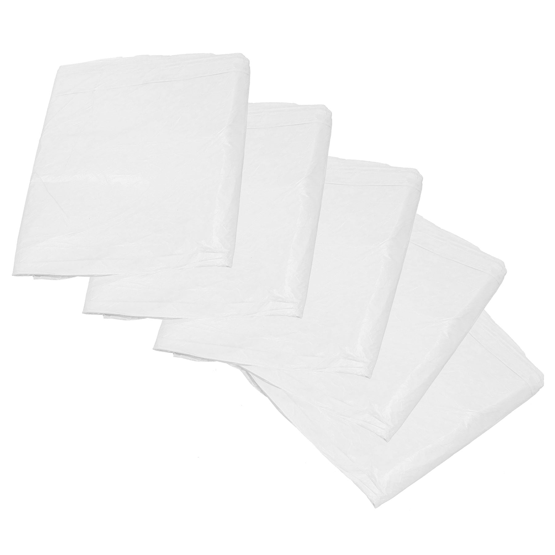 Bâche anti-poussière en polyéthylène robuste de grande taille pour décoration et peinture 4 m x 5 m