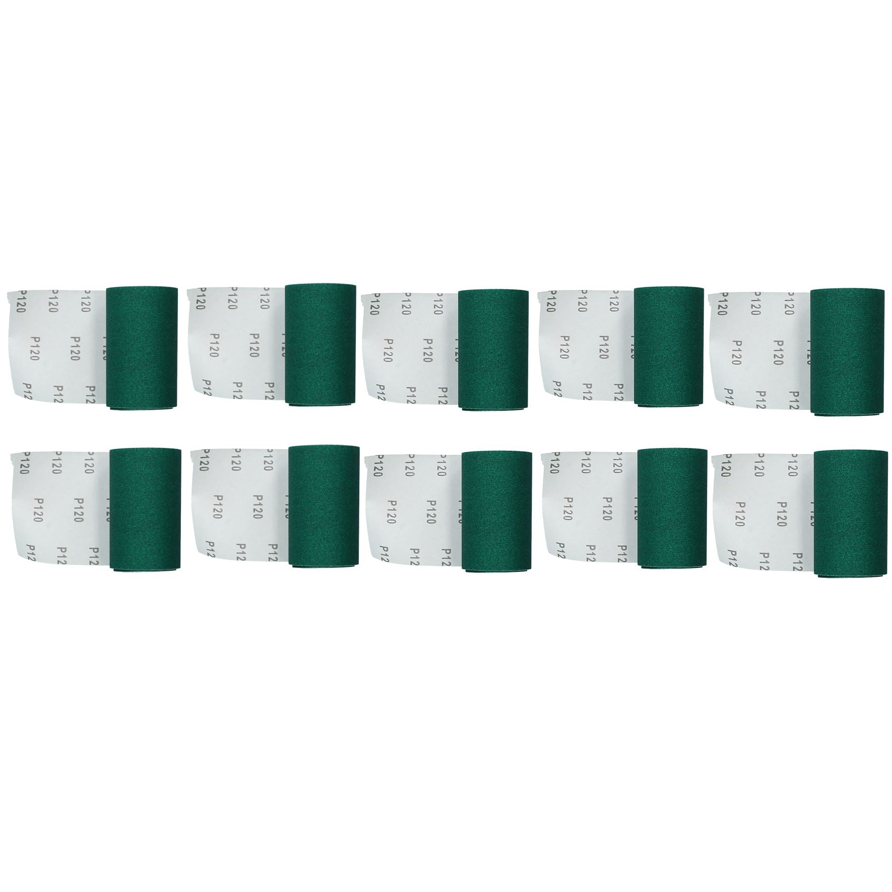 Rouleau de papier abrasif en oxyde d'aluminium 5 m x 115 mm, grain 120, papier abrasif fin