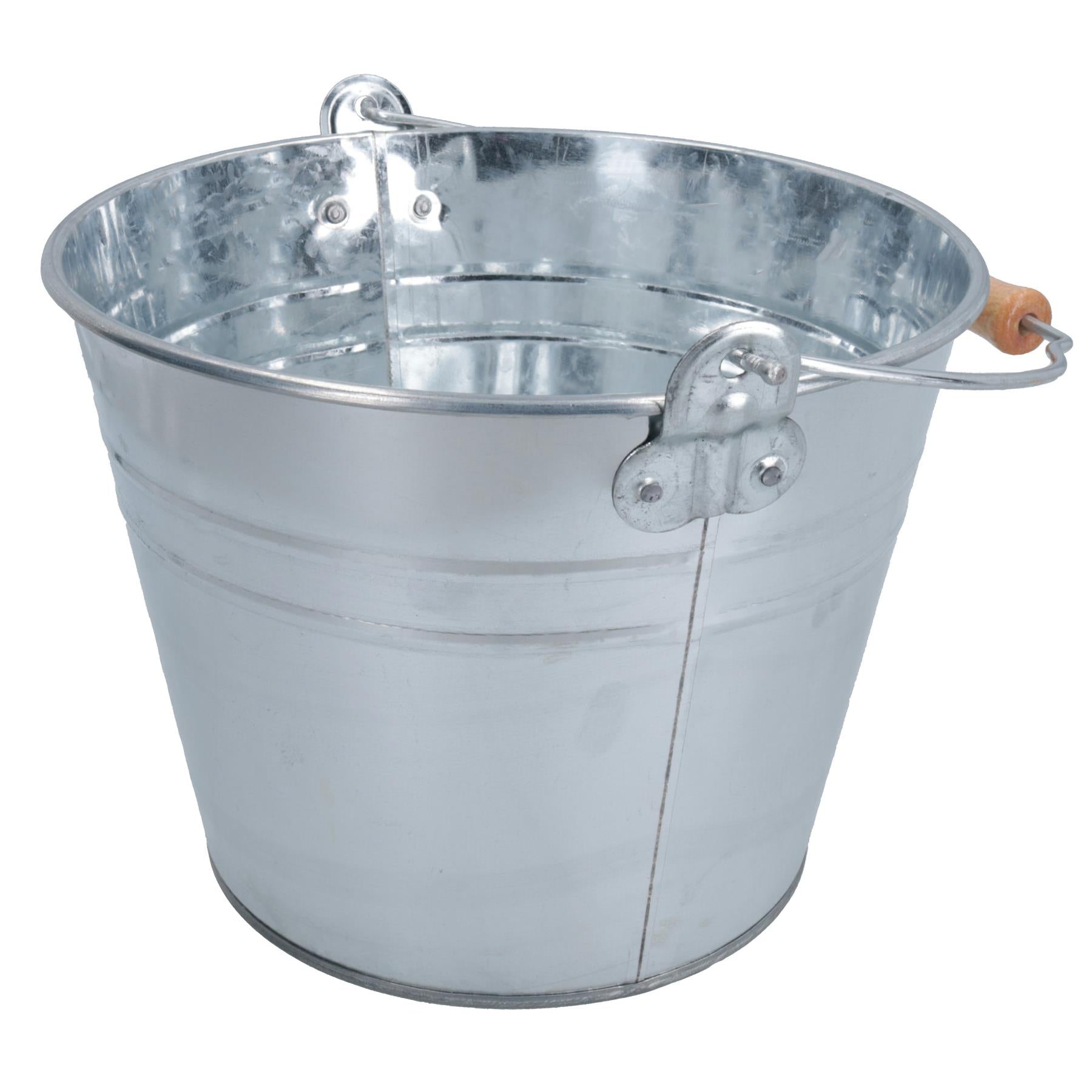 5L or 12L Galvanised Steel Metal Bucket Pail Water Coal Fire Greenhouse Garden