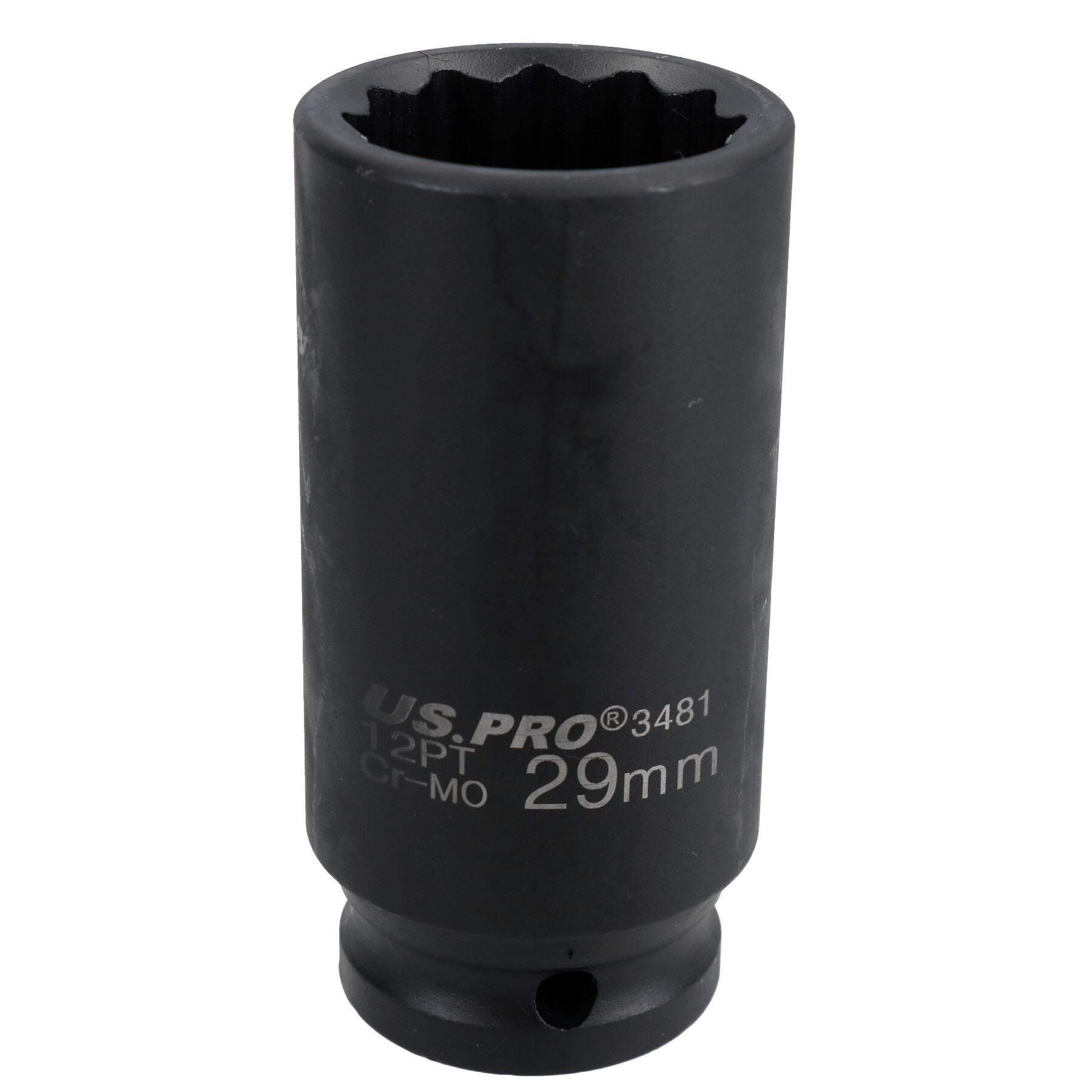 Douille pour écrou d'essieu de moyeu arrière profond métrique 29 mm, entraînement 1/2 po, 12 pans, bi-hexagonale