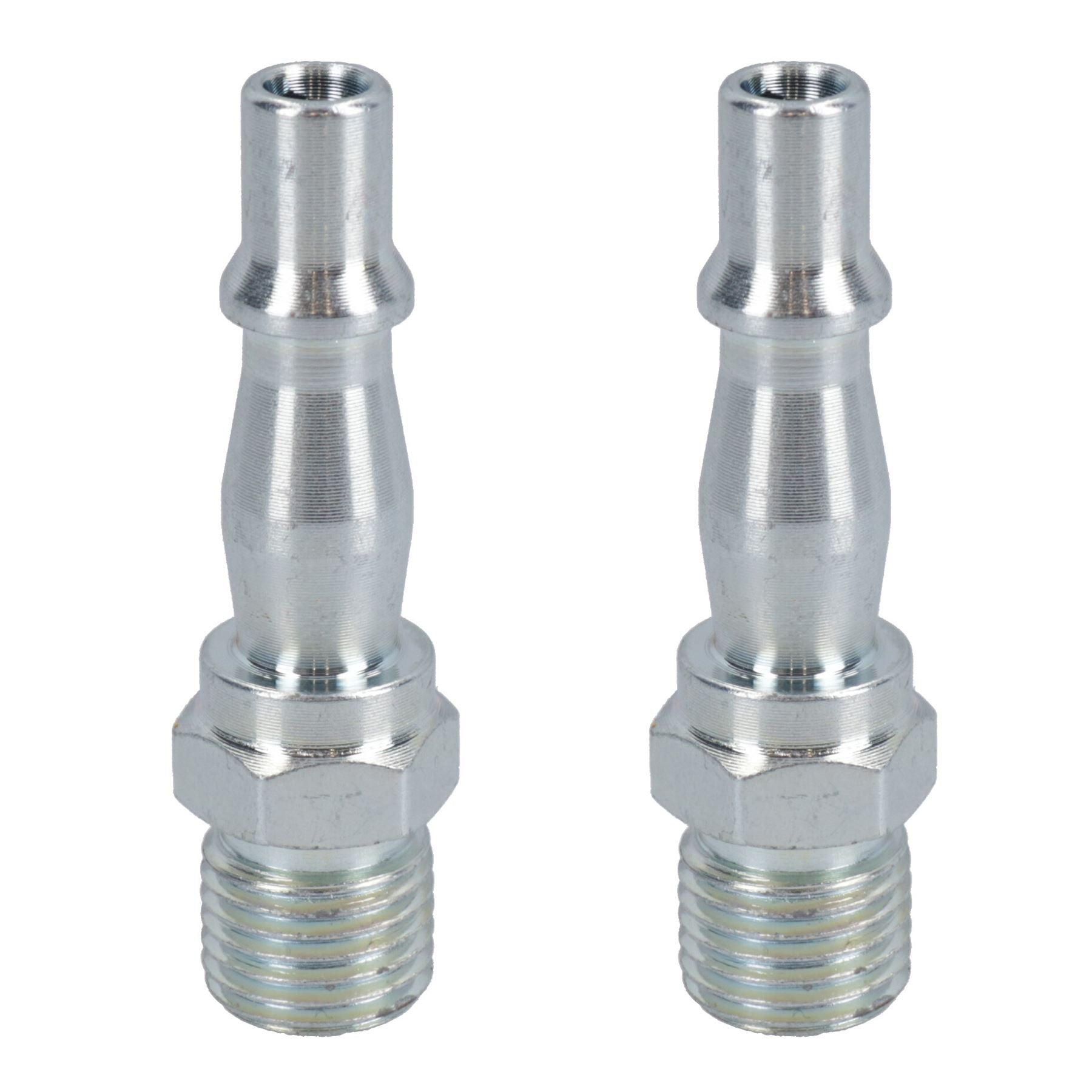 Raccord de tuyau d'air comprimé à dégagement rapide mâle 1/4 filetage mâle 2pk