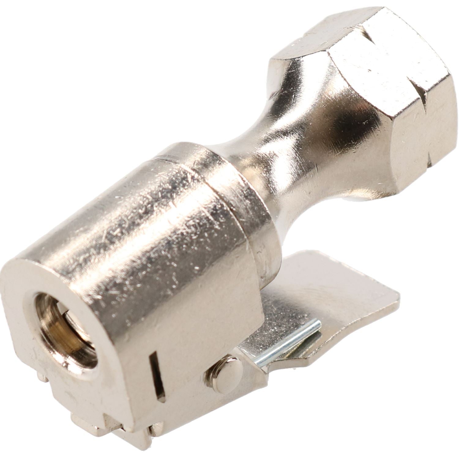 PCL Euro Clip-On-Reifenventilanschluss, offenes und geschlossenes Ende, 1/4 Zoll BSP-Gewinde