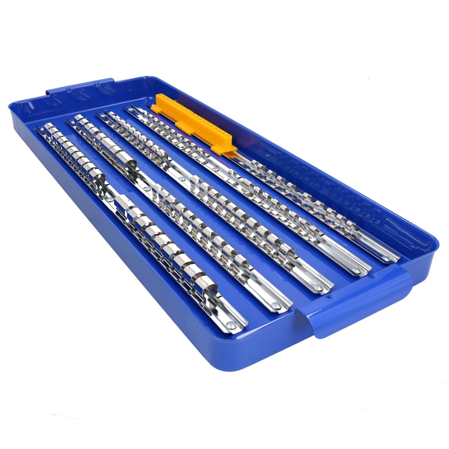 Support de plateau pour douilles et tournevis 1/4, 3/8, 1/2 110 pièces AT624