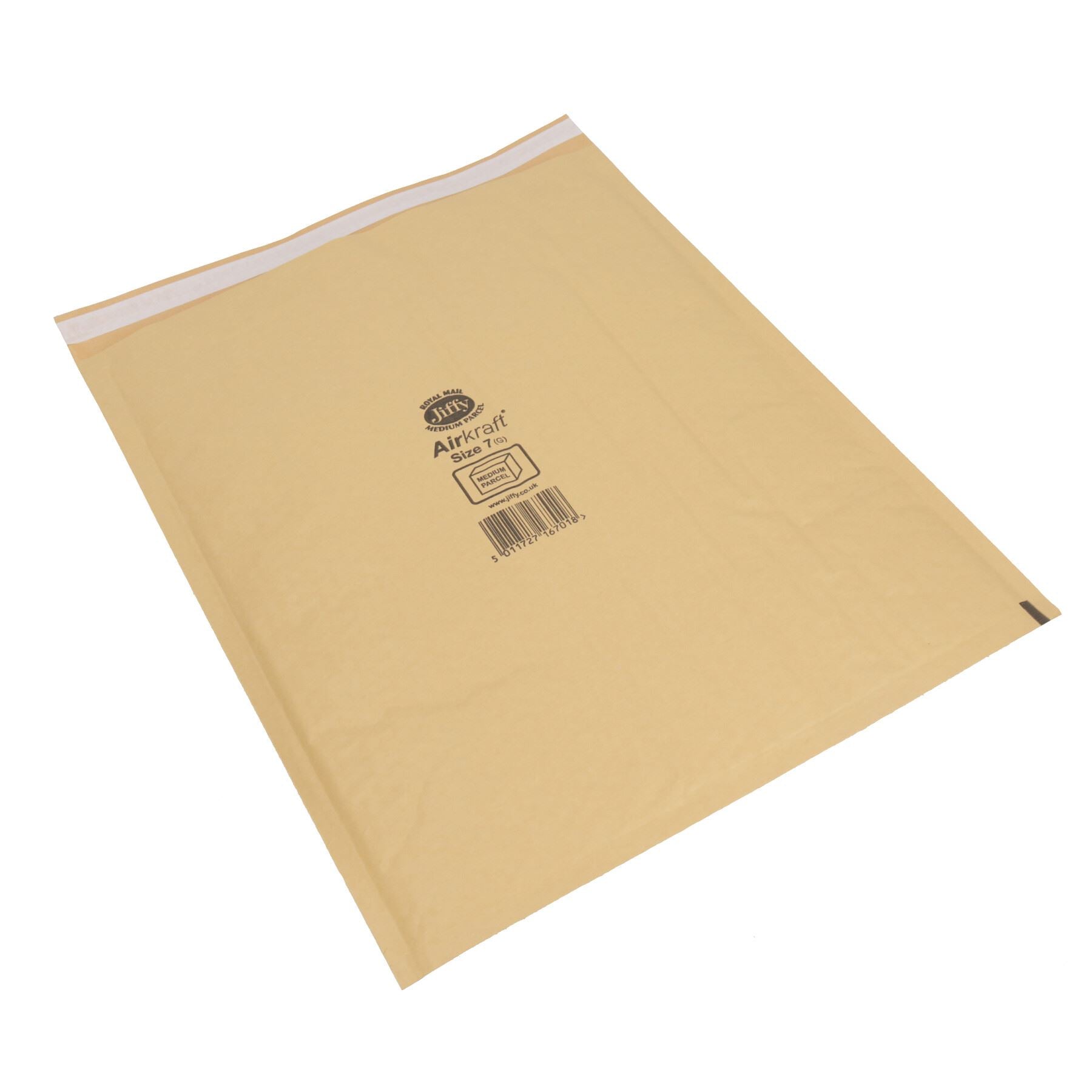 100pk Genuine Gold Jiffy Bag Airkraft Bubble Padded Mail Bag Envelope Size 7