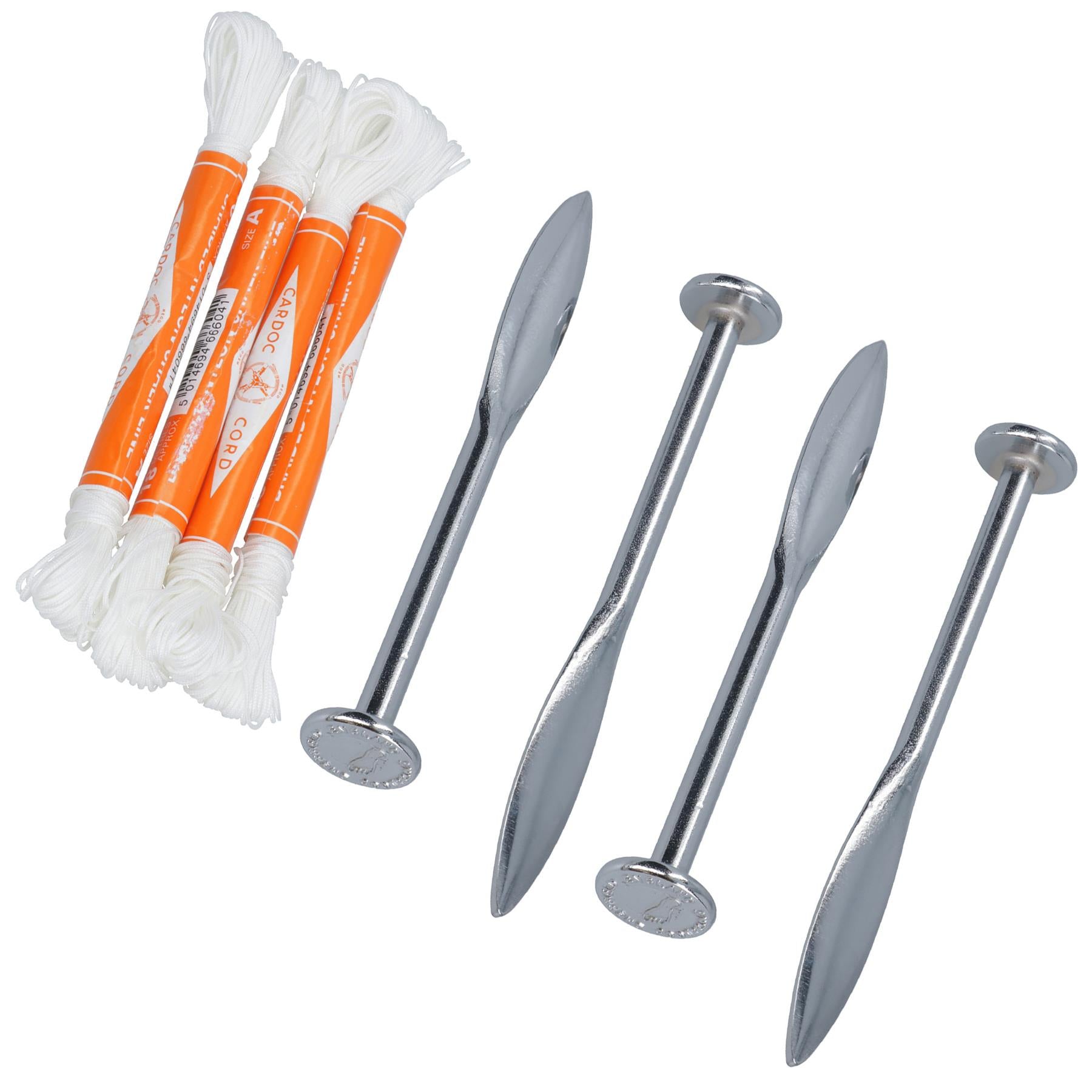 Four Footprint Line Pins & Four Braided Nylon Chalk Line Size A 18m TE239_TE269