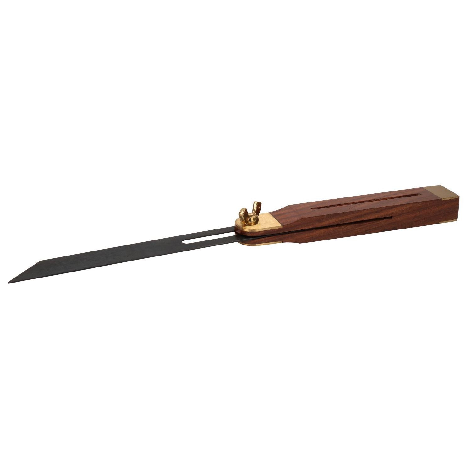 10,5" (265 mm) Hartholz-Schrägwinkel, Messing, verstellbar, für Tischlerarbeiten, Schiebetüren, Holzarbeiten