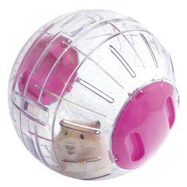 1 Small Animals Boredom Breaker Glitter Hamster Ball Play Toy Exercise Activity