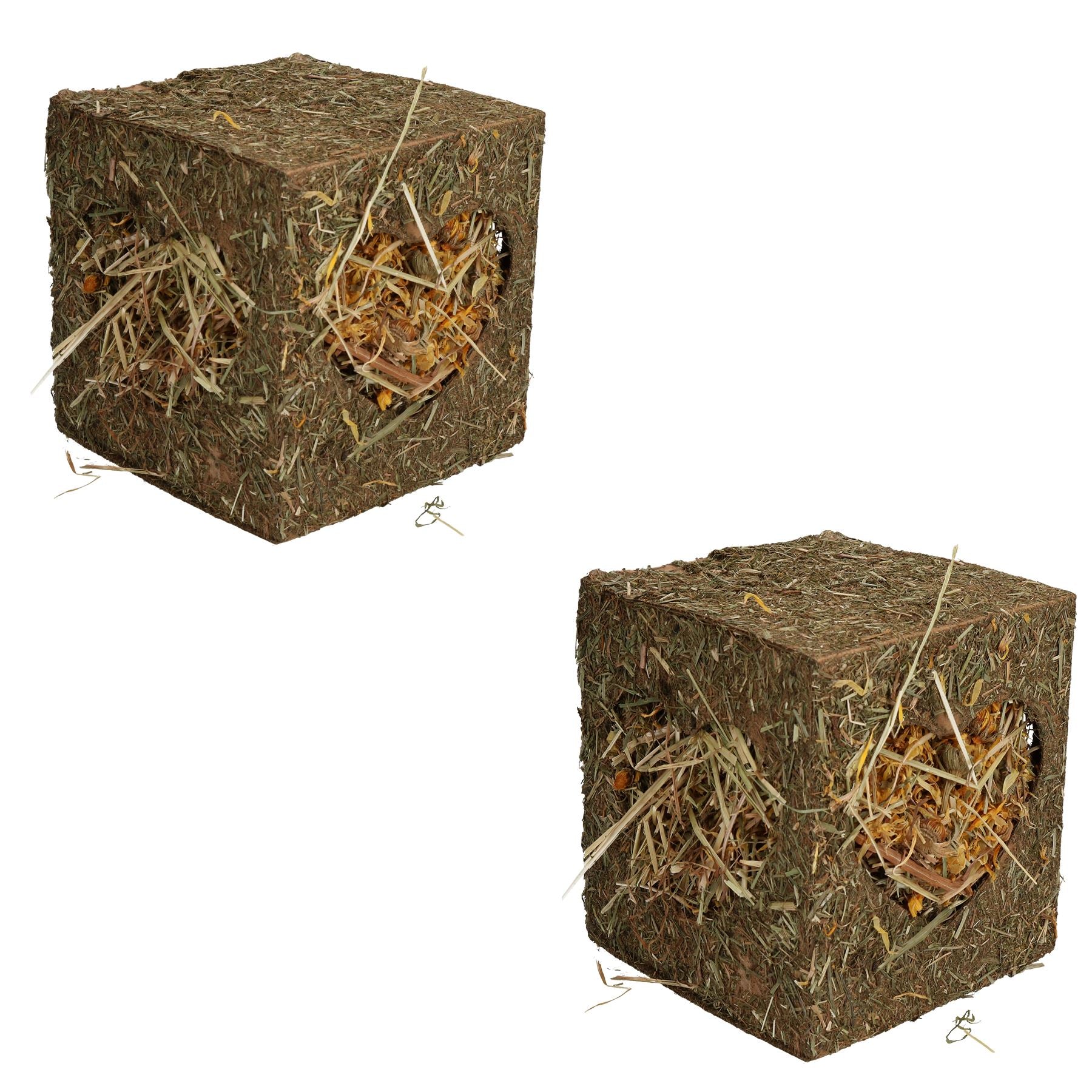 Petits animaux Cochons d'Inde Lapins Boredom Breaker Medium Hay Cube 12,5 cm