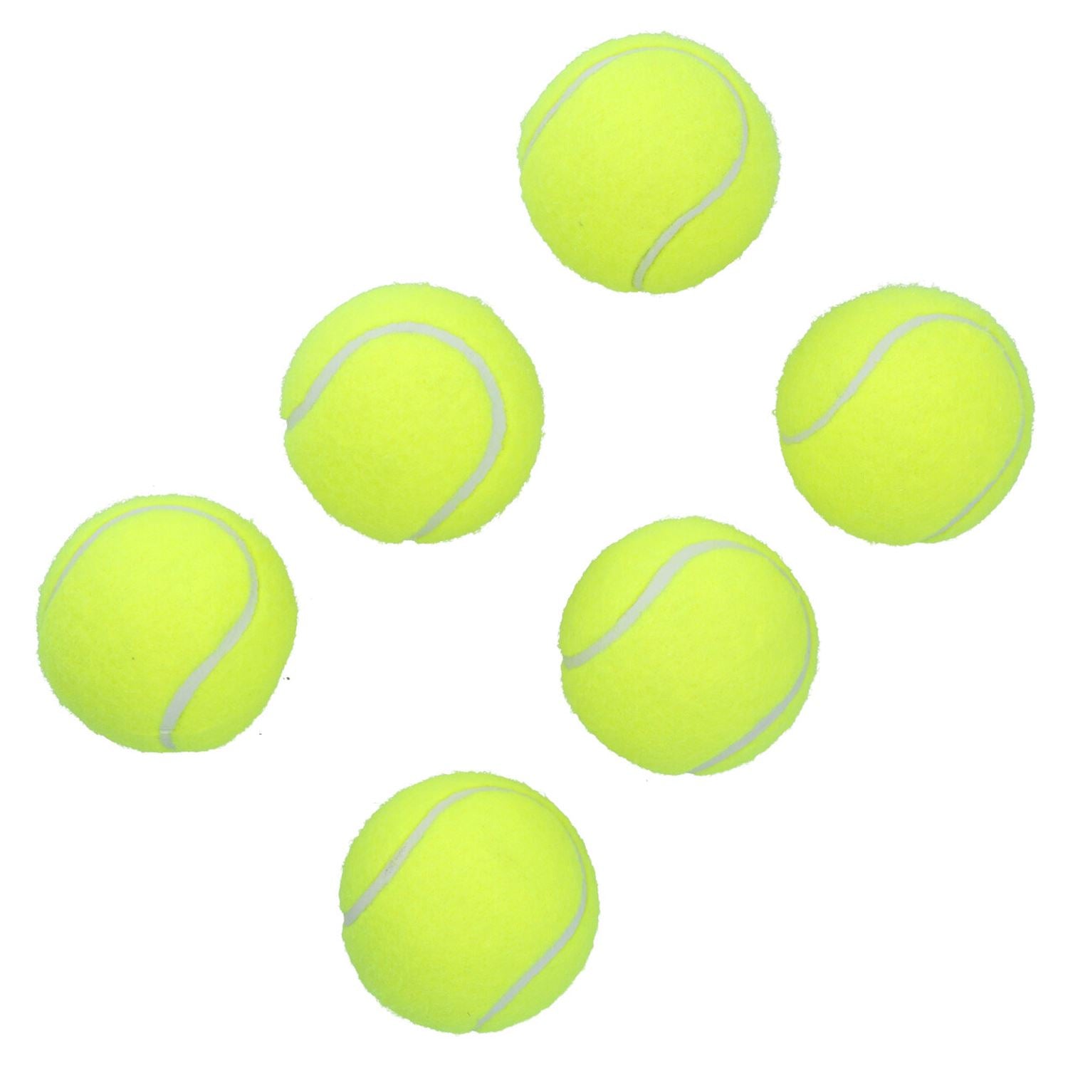 6er-Pack Maxi Hyper Fetch Super Bounce Tennisball Hundespielzeit 6 cm