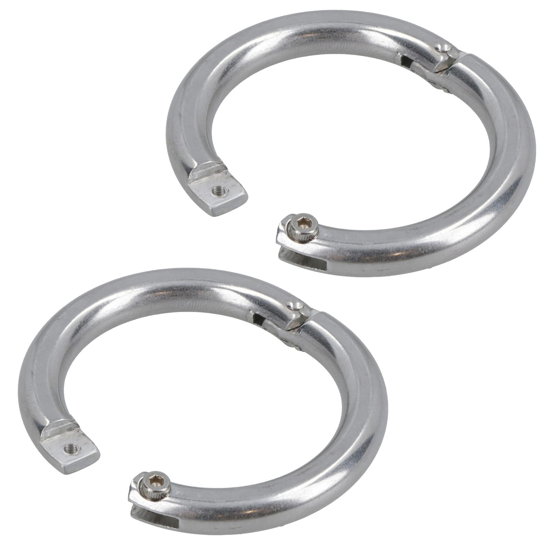 6mm Lockable Split Round Ring Shackle 316 Stainless Steel Splitring