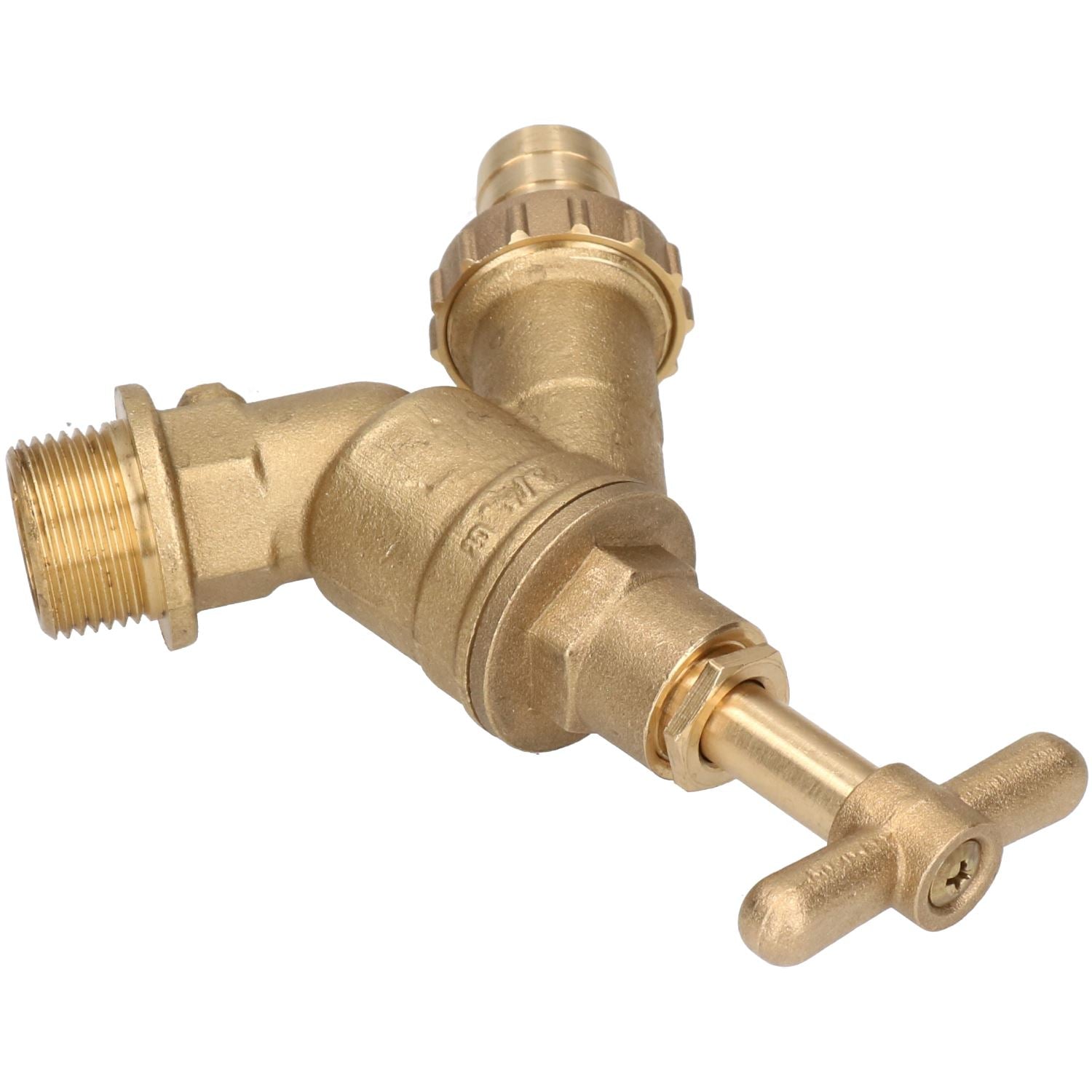 Large 3/4" High Flow Outside Garden Tap with Double Check Valve 3/4"