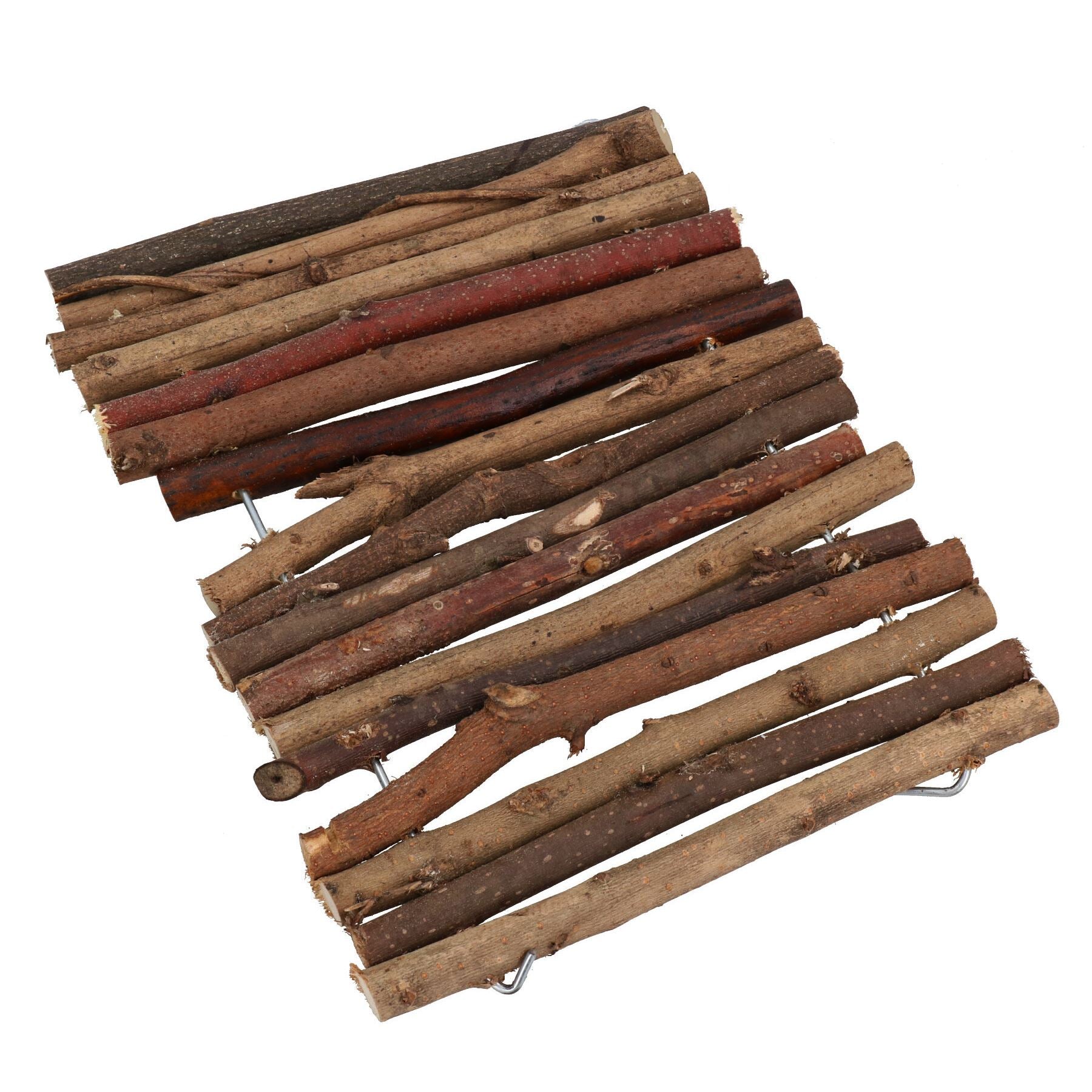Cachette en bois pour petits animaux de taille moyenne Play Stix pour accessoires de cage de jeu actif