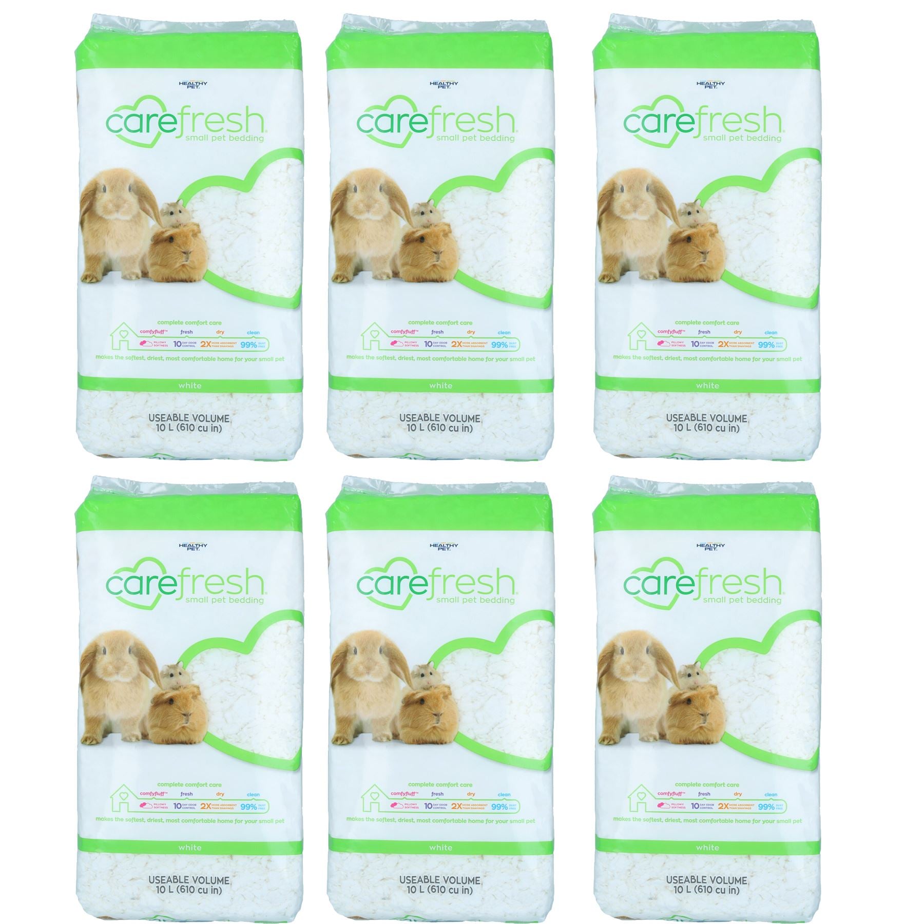 Litière pour petits animaux de compagnie de qualité Ultra White10L 99 % sans poussière
