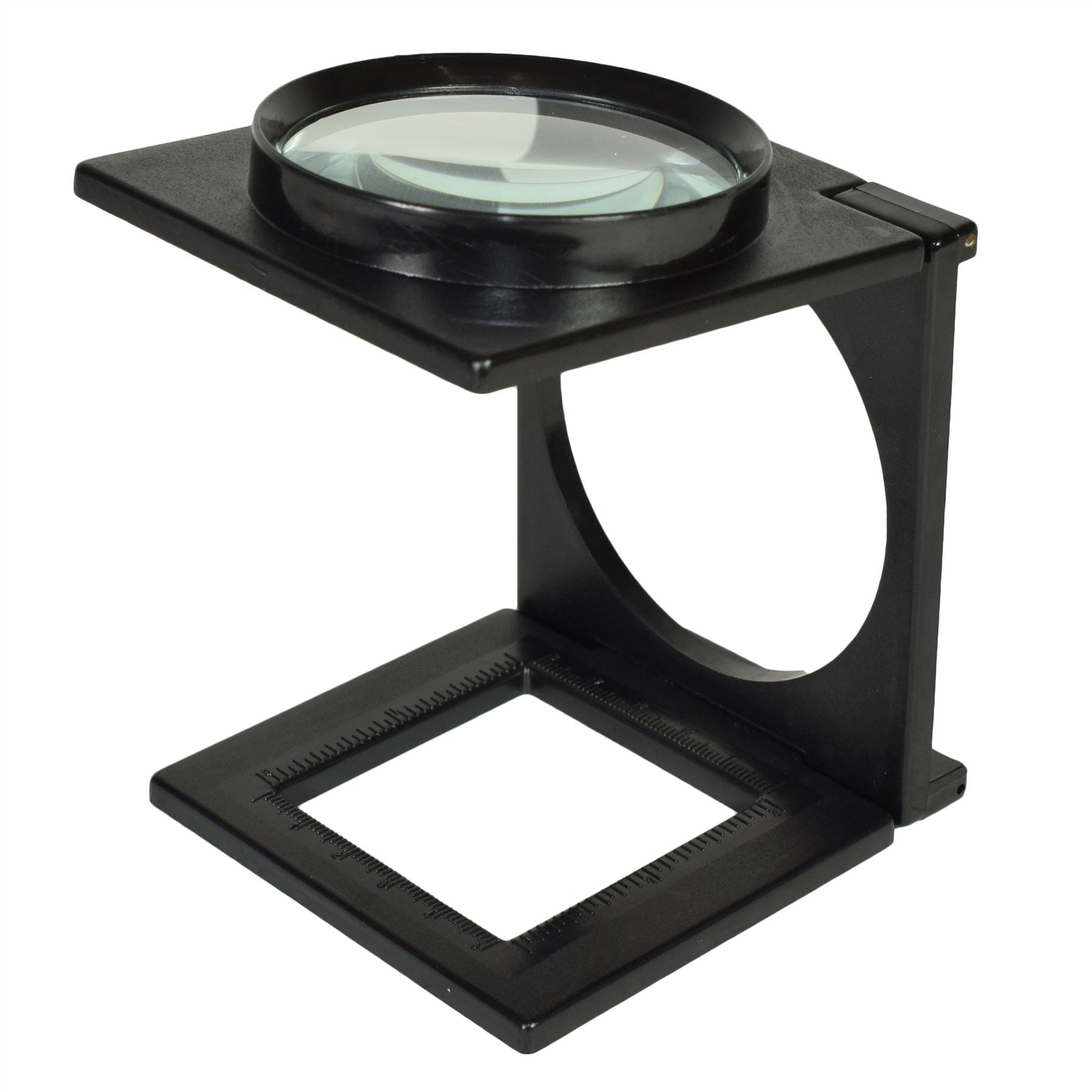 Loupe pliable pliable, aide à la lecture, lentille optique et support