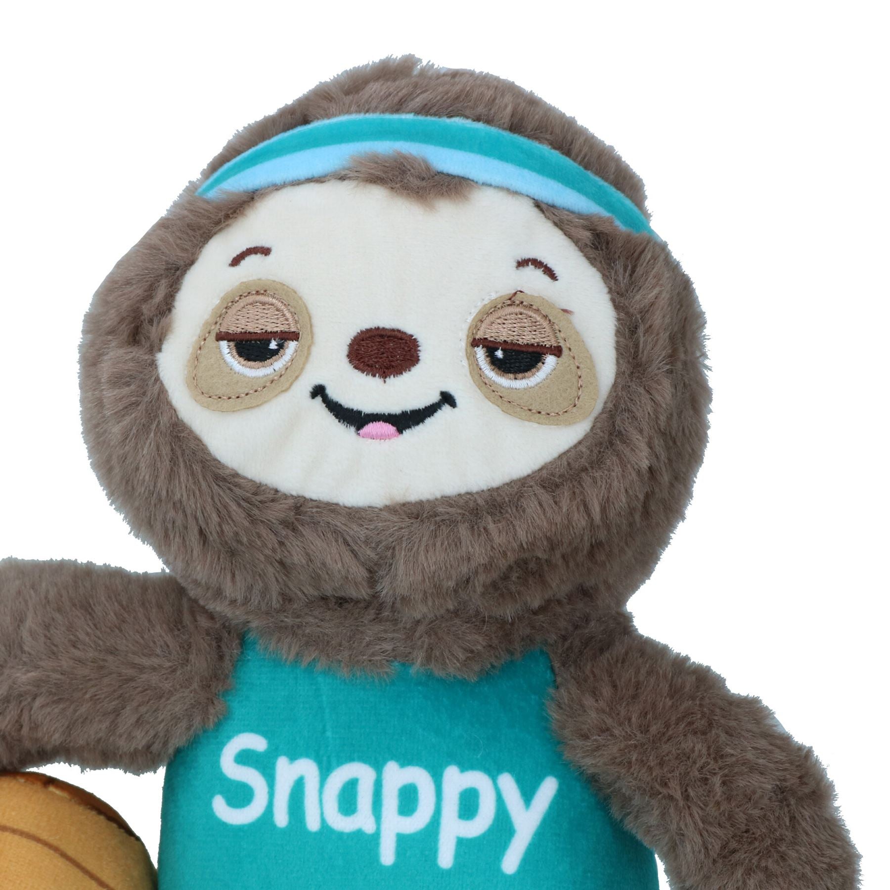 Plüsch weiches sportliches Faultier bissiges Hundespielzeug Kuscheltier Spielzeug Geschenk mit Quietschgeräusch
