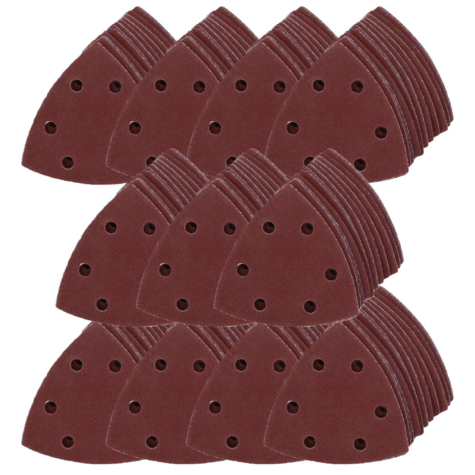 90 mm Dreieck-Schleifscheiben-Pads mit Klettverschluss, Körnung 120