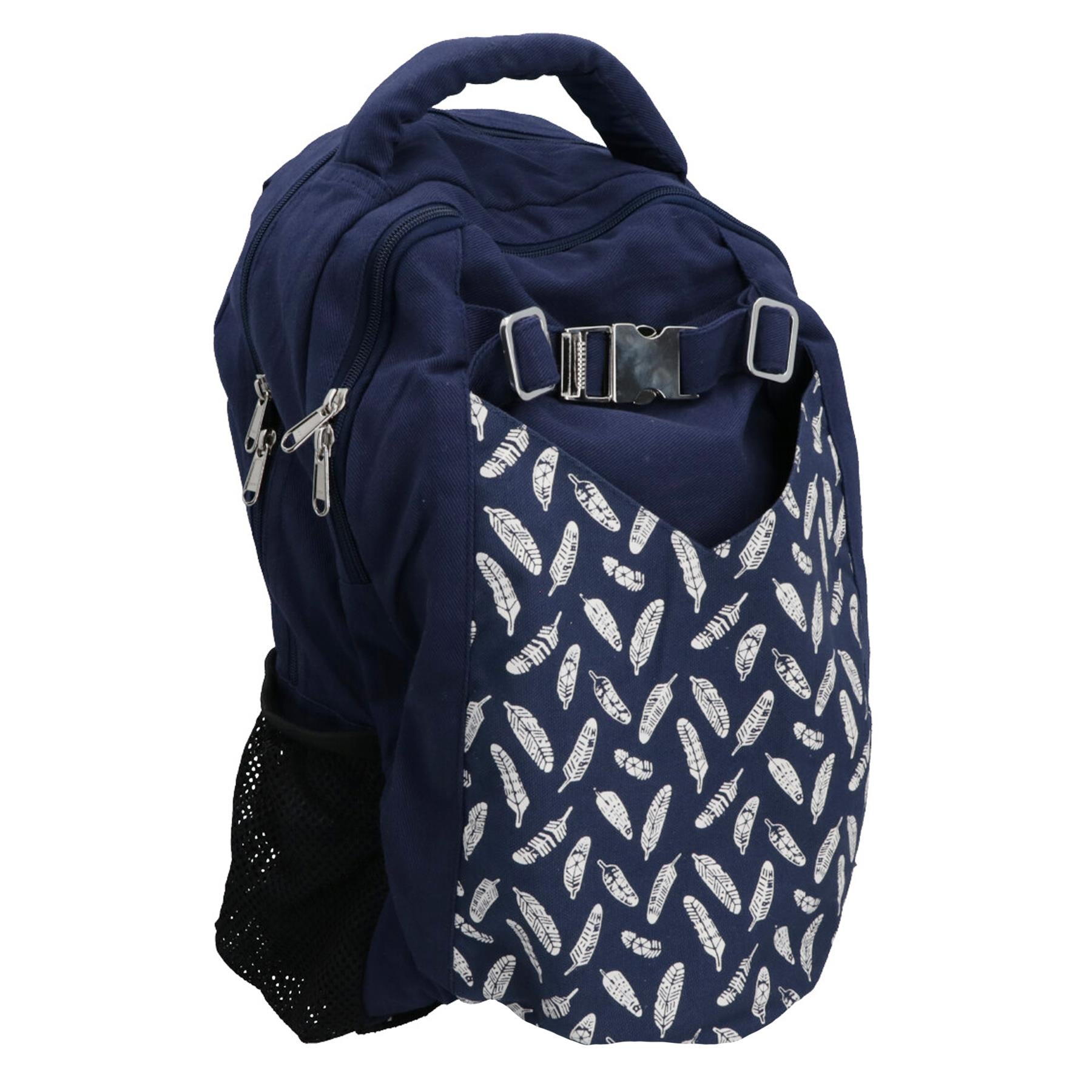 Yoga Pilates Backpack Kit Bag Travel Mat Blue or Green Studio Gym Fitness