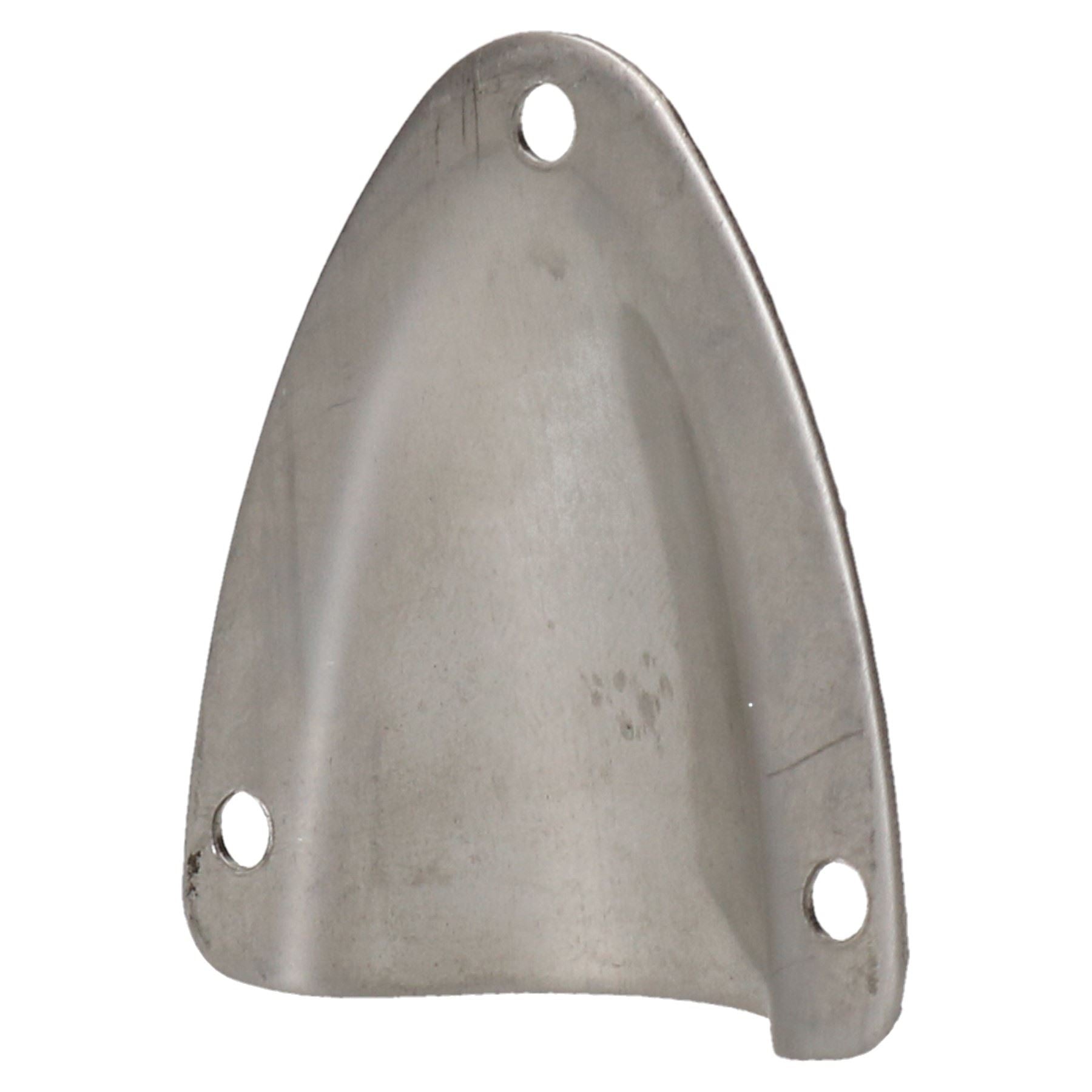 Couvercle de drain de grille d'aération en forme de coquille en acier inoxydable poli 45 mm