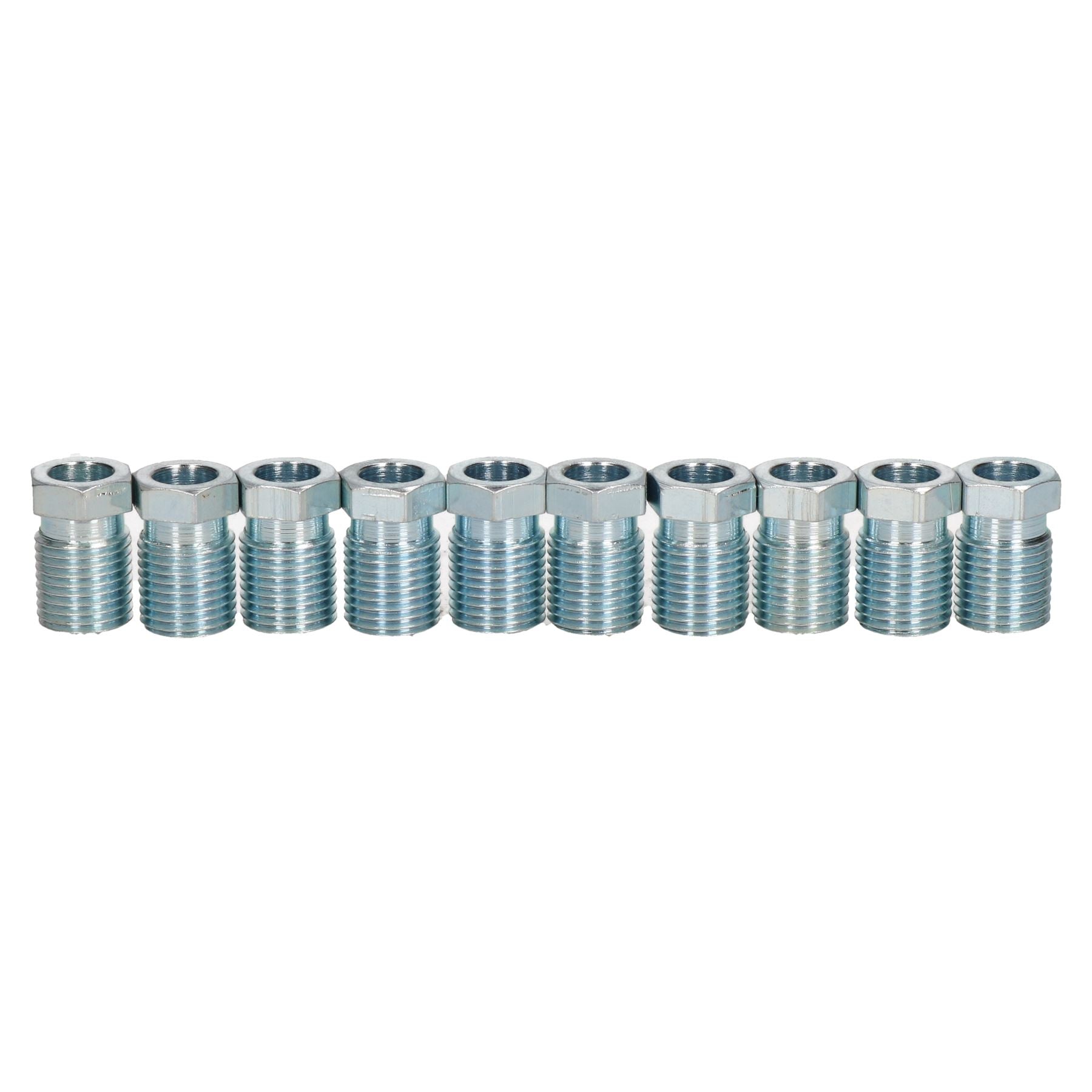 Raccords de tuyau de frein mâles en acier 1/2" x 20 UNF pour tuyau 5/16" fileté à l'extrémité 10 pièces