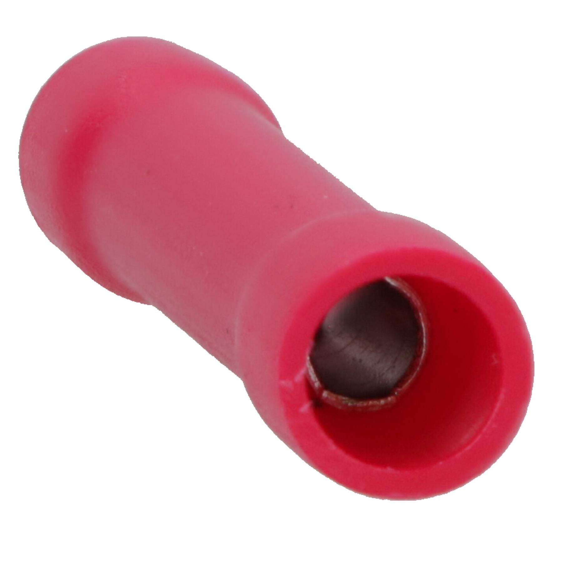 Insulated Straight Butt Connectors Electrical Crimps on Terminals Wire Cable Red