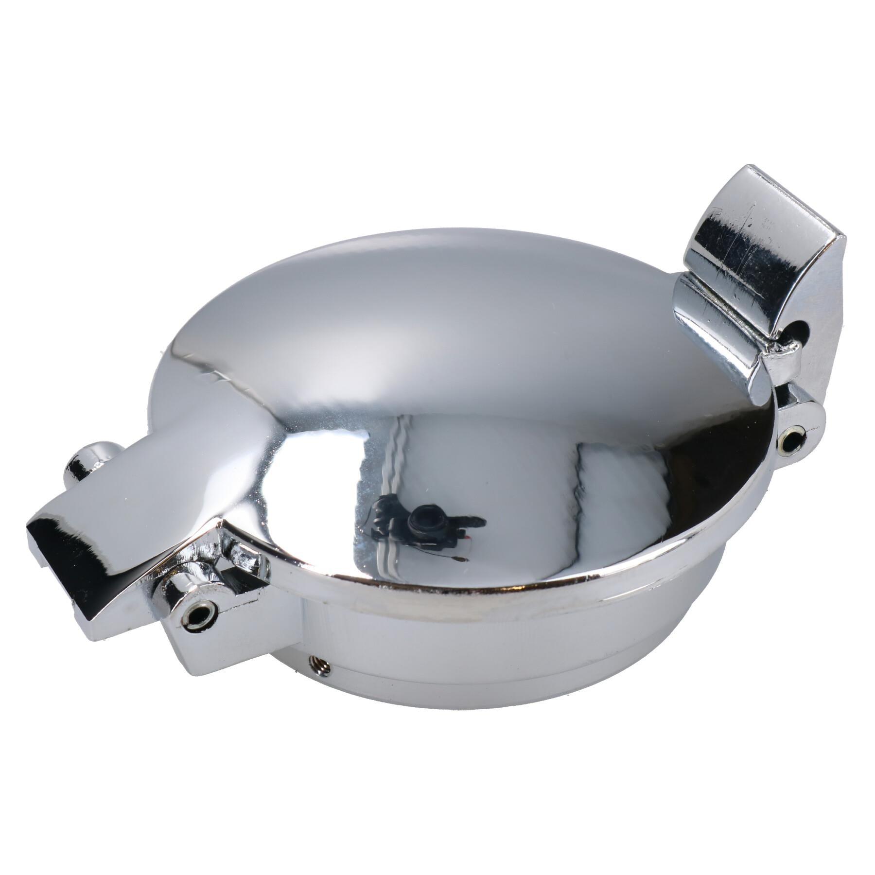 Bouchon de réservoir de carburant à ressort classique de style Aston Couvercle de remplissage d'essence chromé