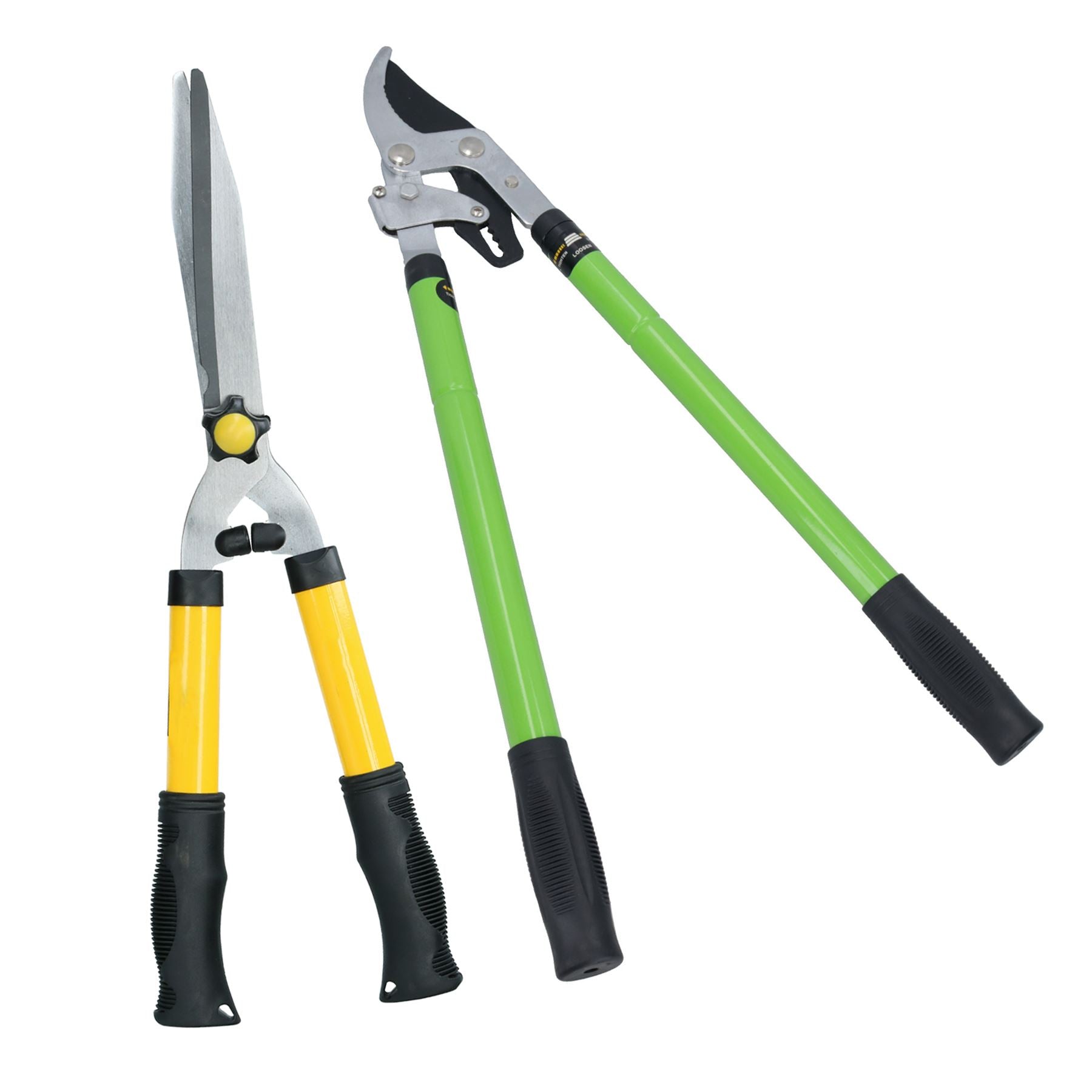 Ratsche ausziehbare Astschere Schneider + Heckenschere Cutter Trimmer 2pc