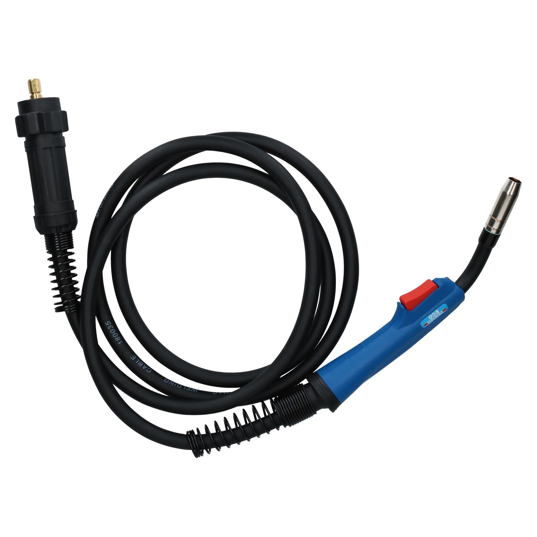 Torche de soudage Eco Mig Euro Fitting 15 MIG MB15 Câble de 3 m Refroidi par air