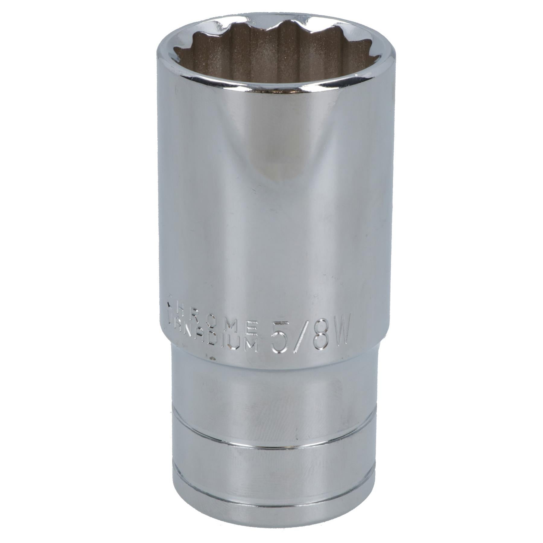 5/8 WW Whitworth Double Deep 1/2 Drive British Socket BSW 12 Sided Bi-Hex
