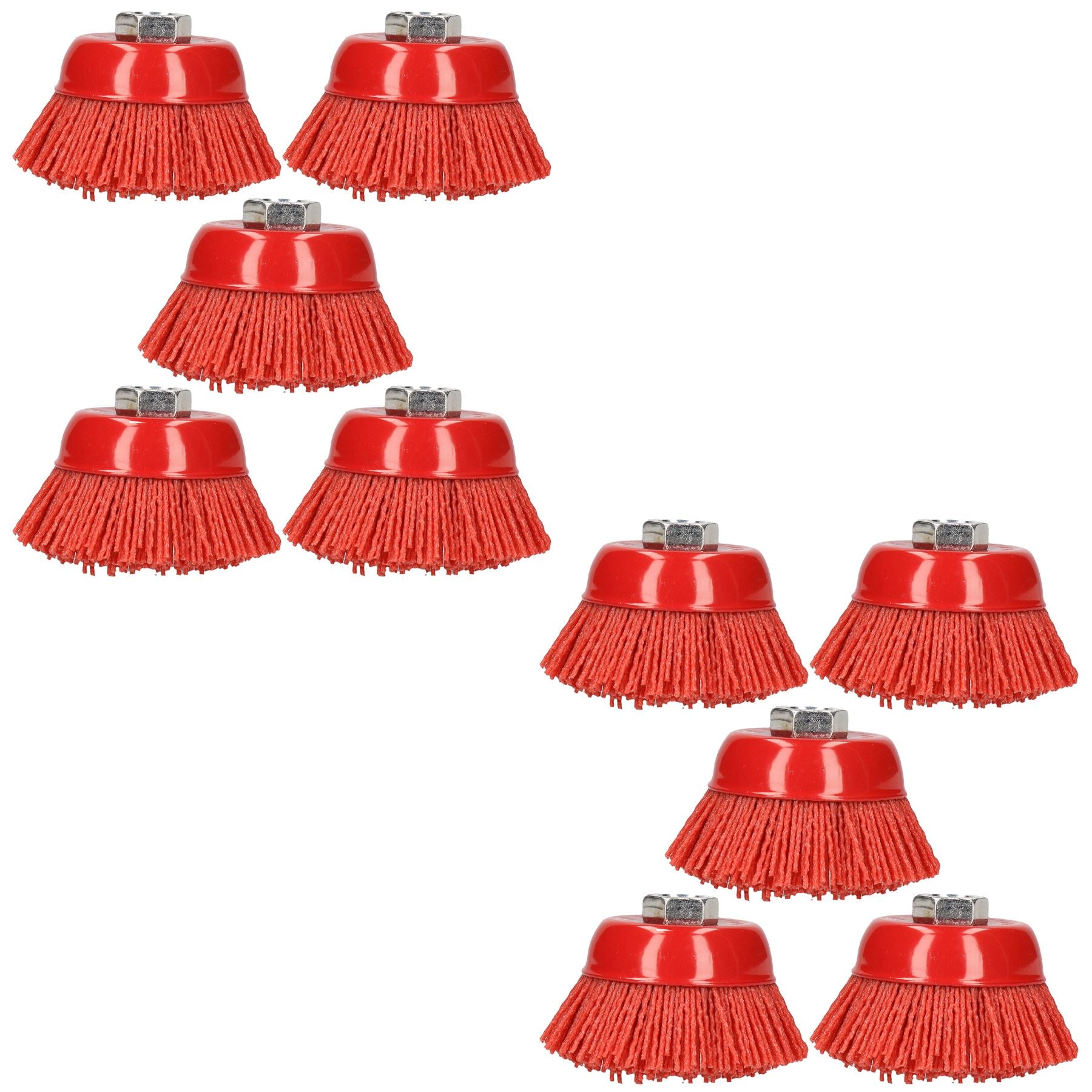 Meule abrasive en filament de nylon pour brosse de coupe de 75 mm pour polissage des métaux et dérouillage
