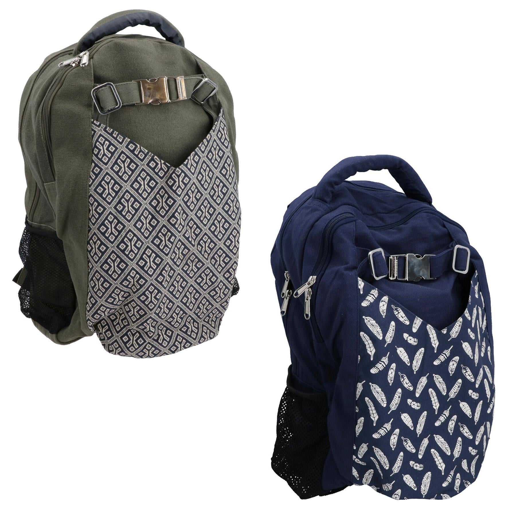 Yoga Pilates Backpack Kit Bag Travel Mat Blue or Green Studio Gym Fitness