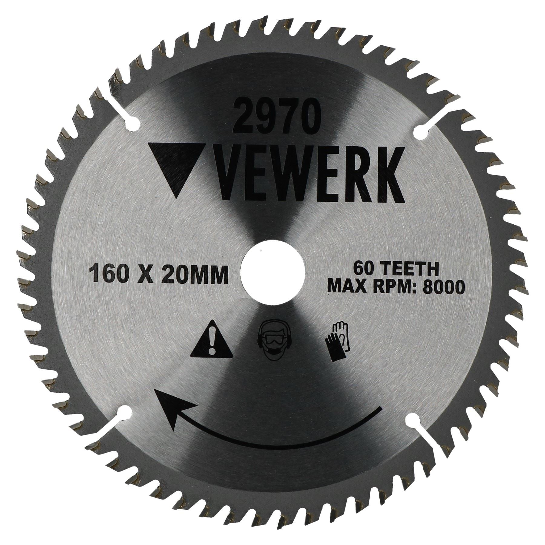 2er-Pack 160 mm x 20/16 mm 48 Zähne und 60 Zähne TCT Kreissägeblatt Wolframkarbid