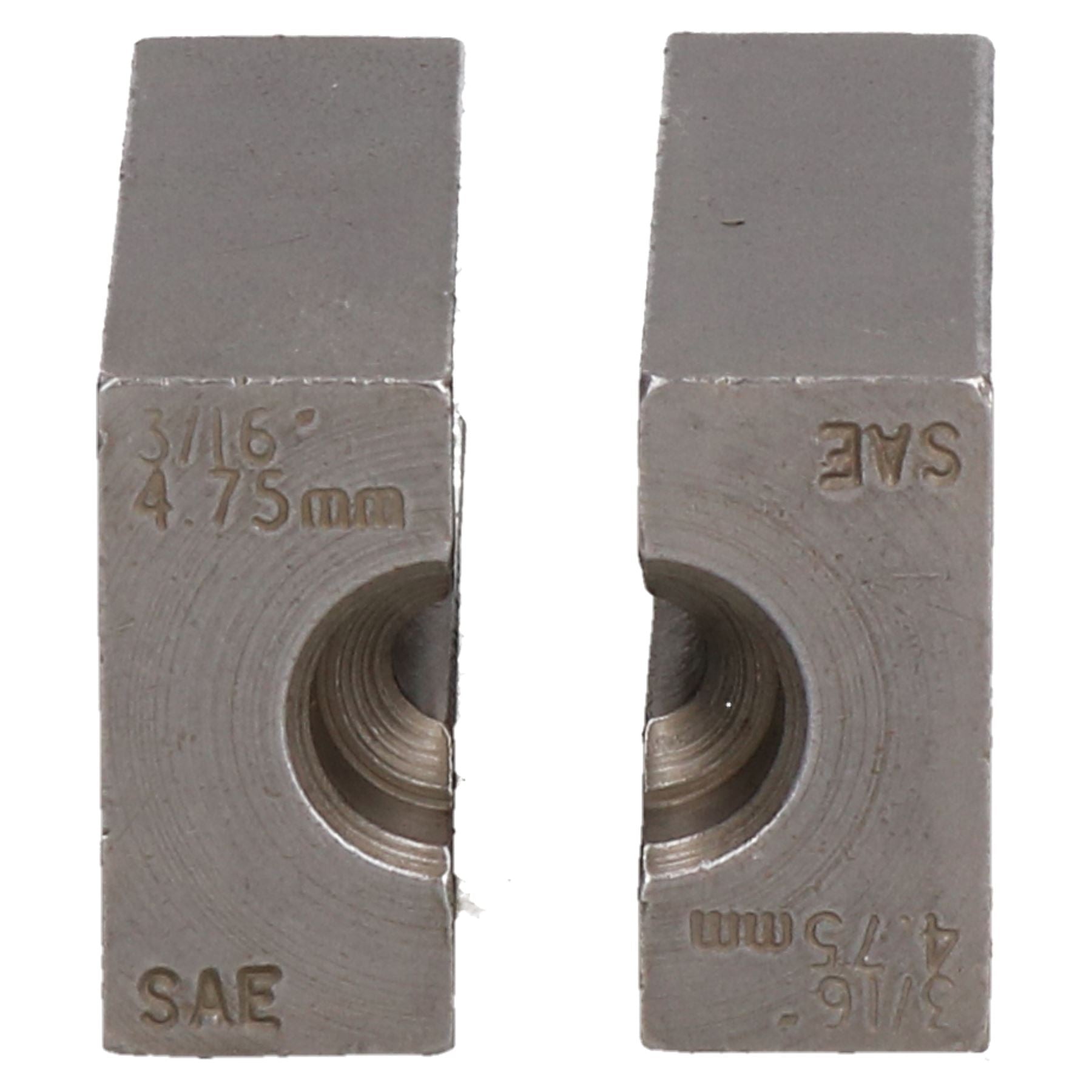 Banc d'évasement de conduite de frein SAE 3/16" Outil d'évasement Pince à matrice fendue simple double