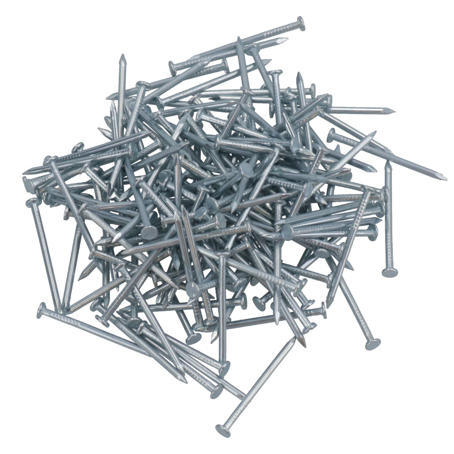 Clous à tête ronde en fil de fer 1,4 mm x 25 mm pour bois zingué