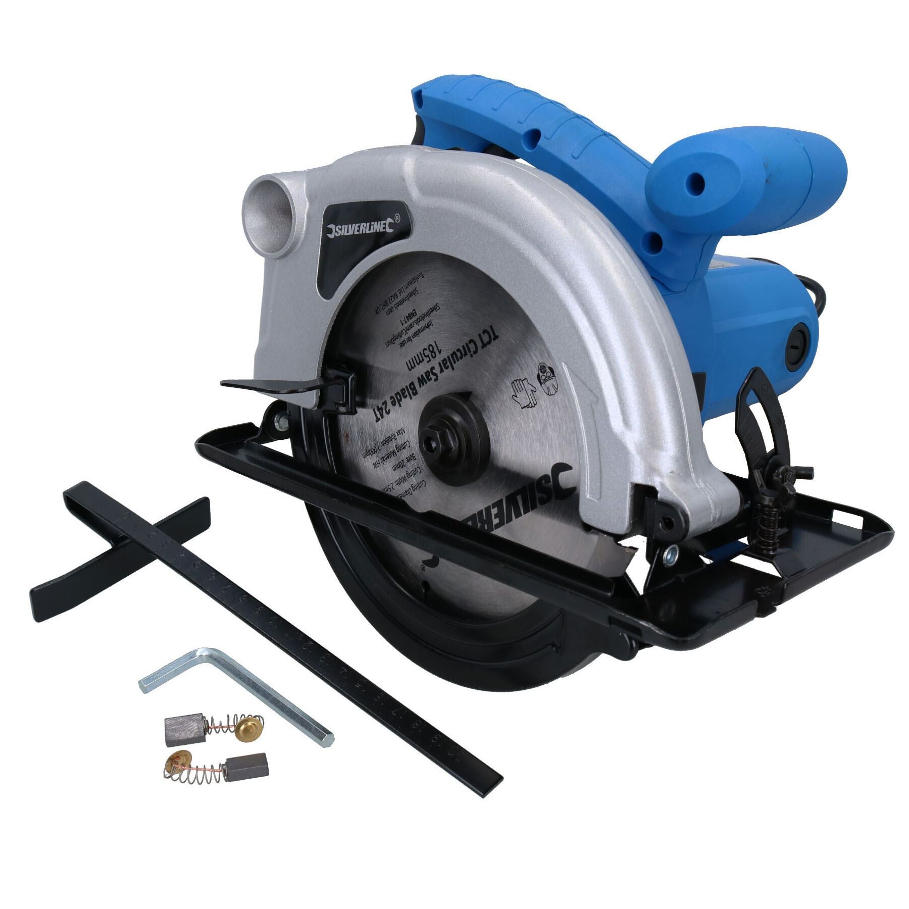 1200W Compact Handheld Circular Saw 185mm Tungsten Carbide Tipped Blade