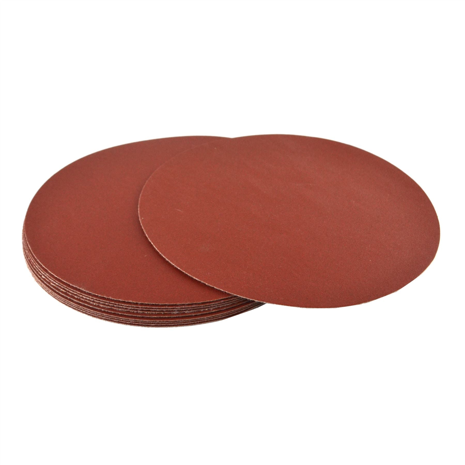 Hook/Loop Sanding Abrasive Discs Orbital Palm Sander 10PK 180mm P240 SIL351