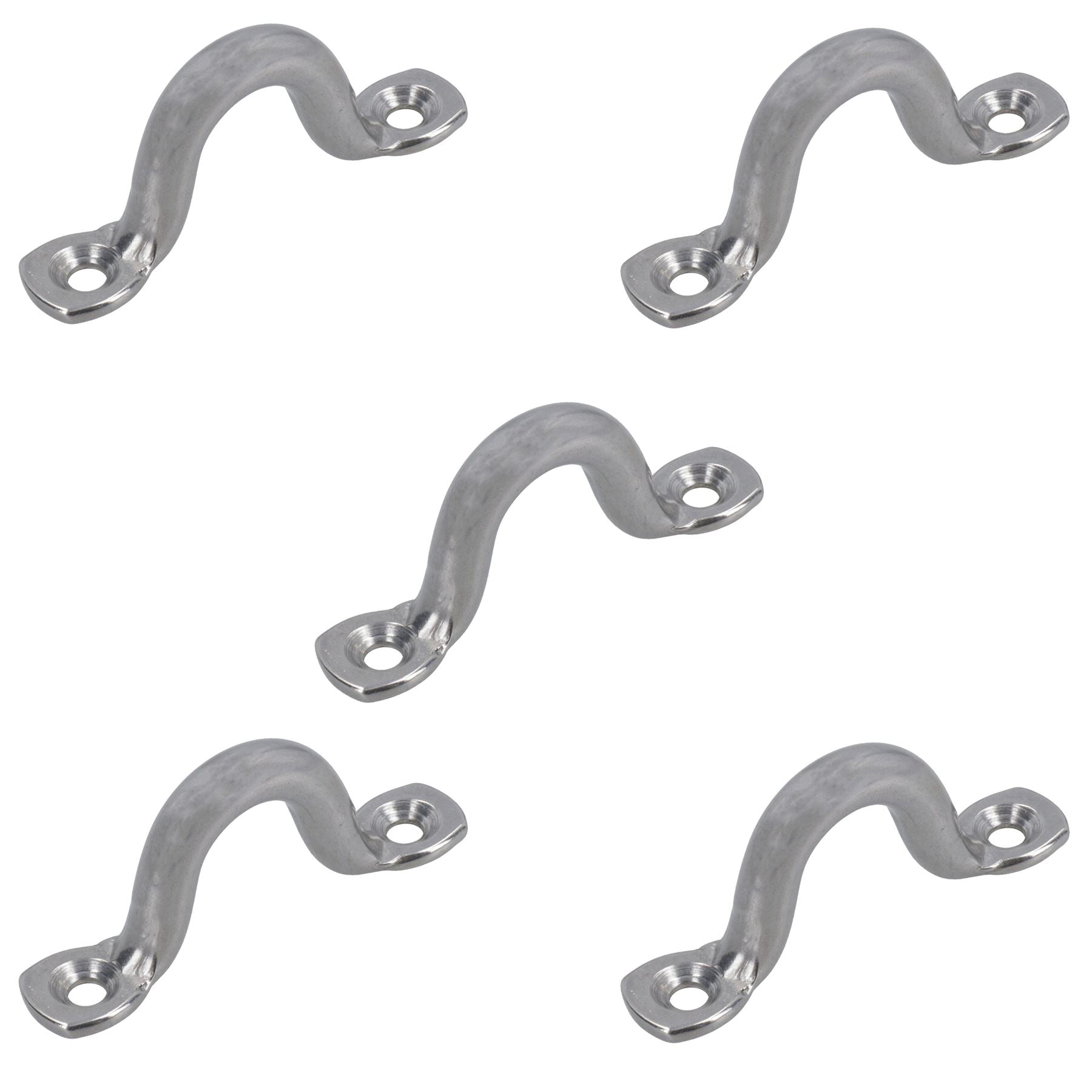 8mm Stainless Steel Wire Sheet Eye Tie Down Hook Strap 316 Marine Grade